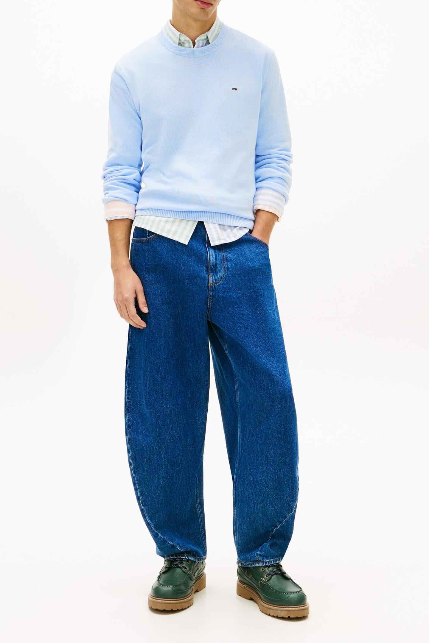 TJM SLIM ESSENTIAL LIGHT SWEATER SWEET BLUE 1