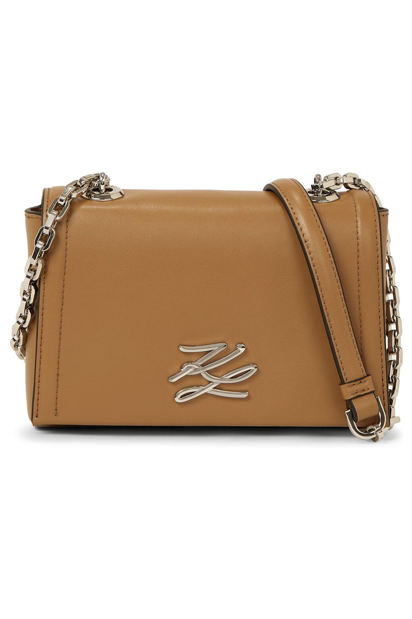 K/AUTOGRAPH SMALL CROSSBODY CARAMEL 2