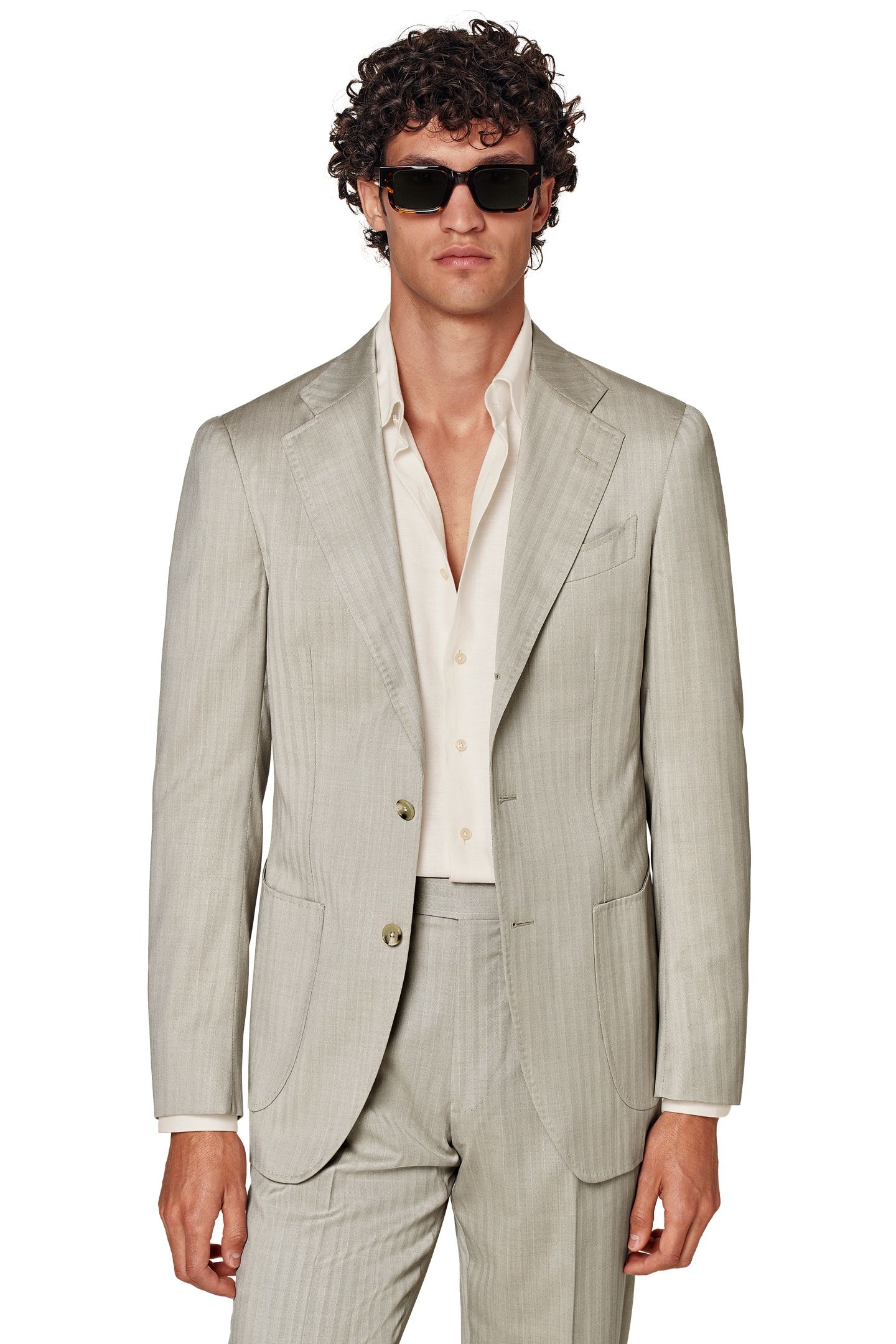 SUIT-L.BROWN NESTED SUITS SAND 4