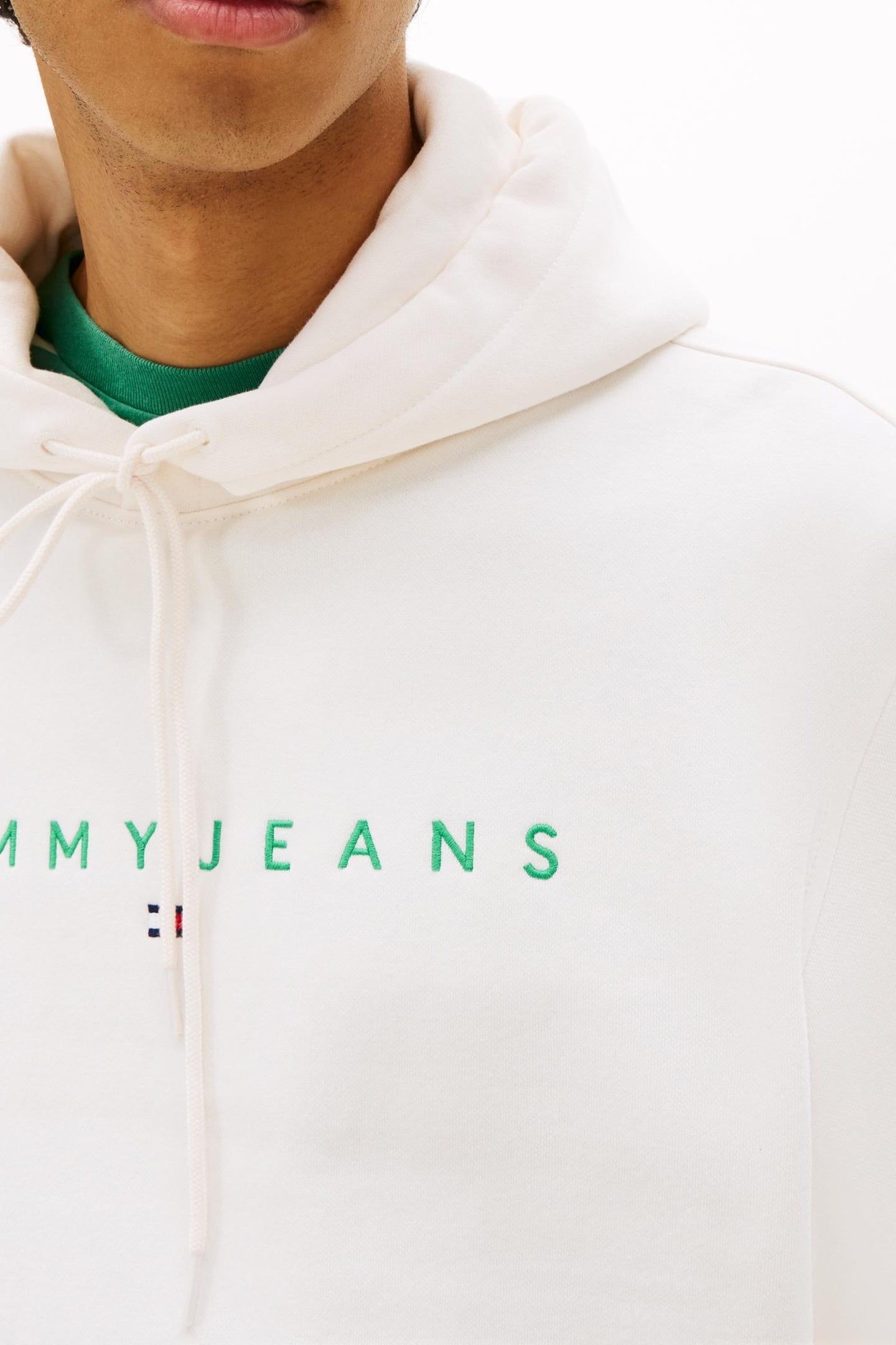 TJM REGULAR LINEAR LOGO ANCIENT WHITE/BAHAMA GREEN 5