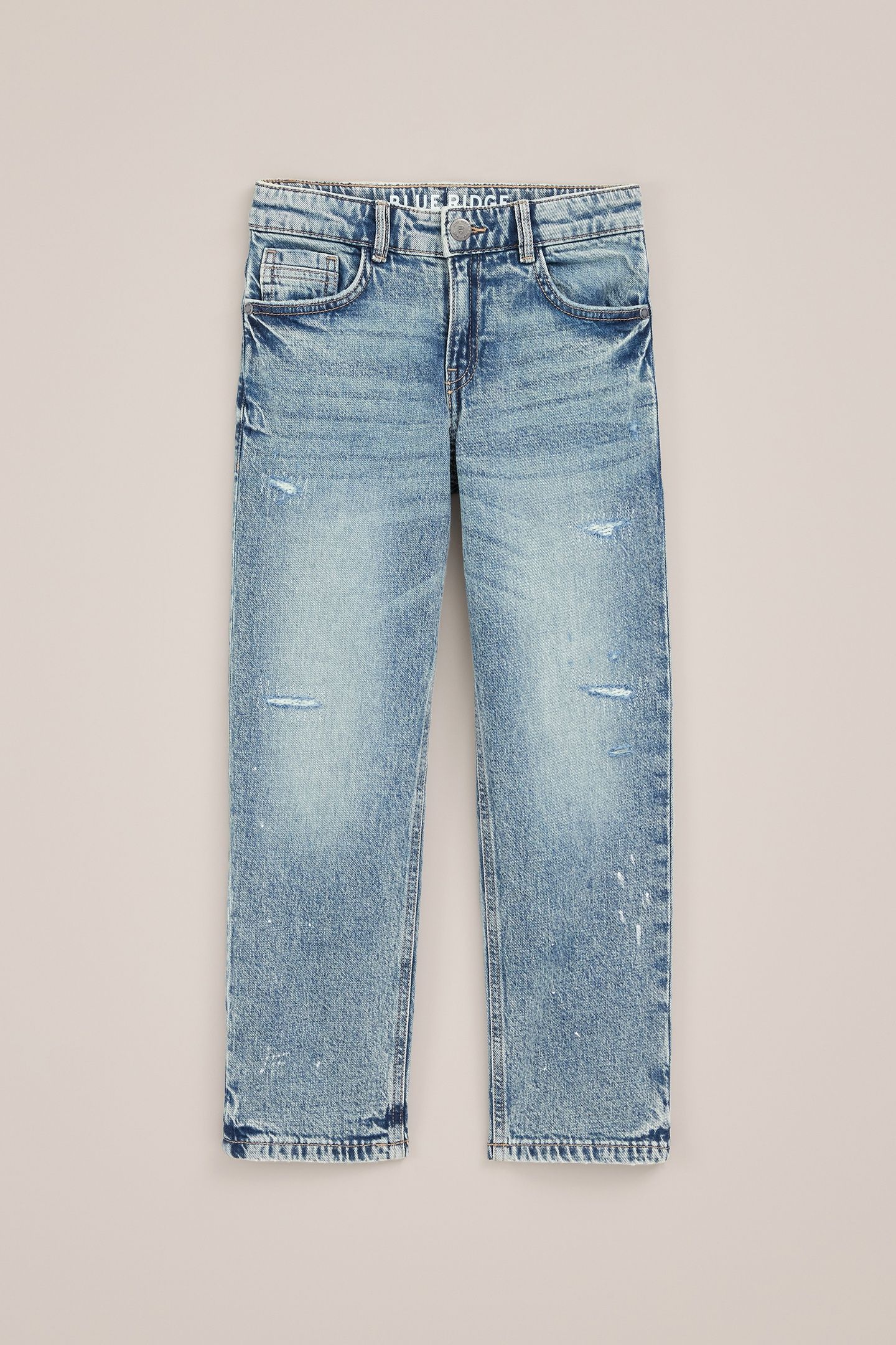 5-POCKET MID WAIST BLUE 3