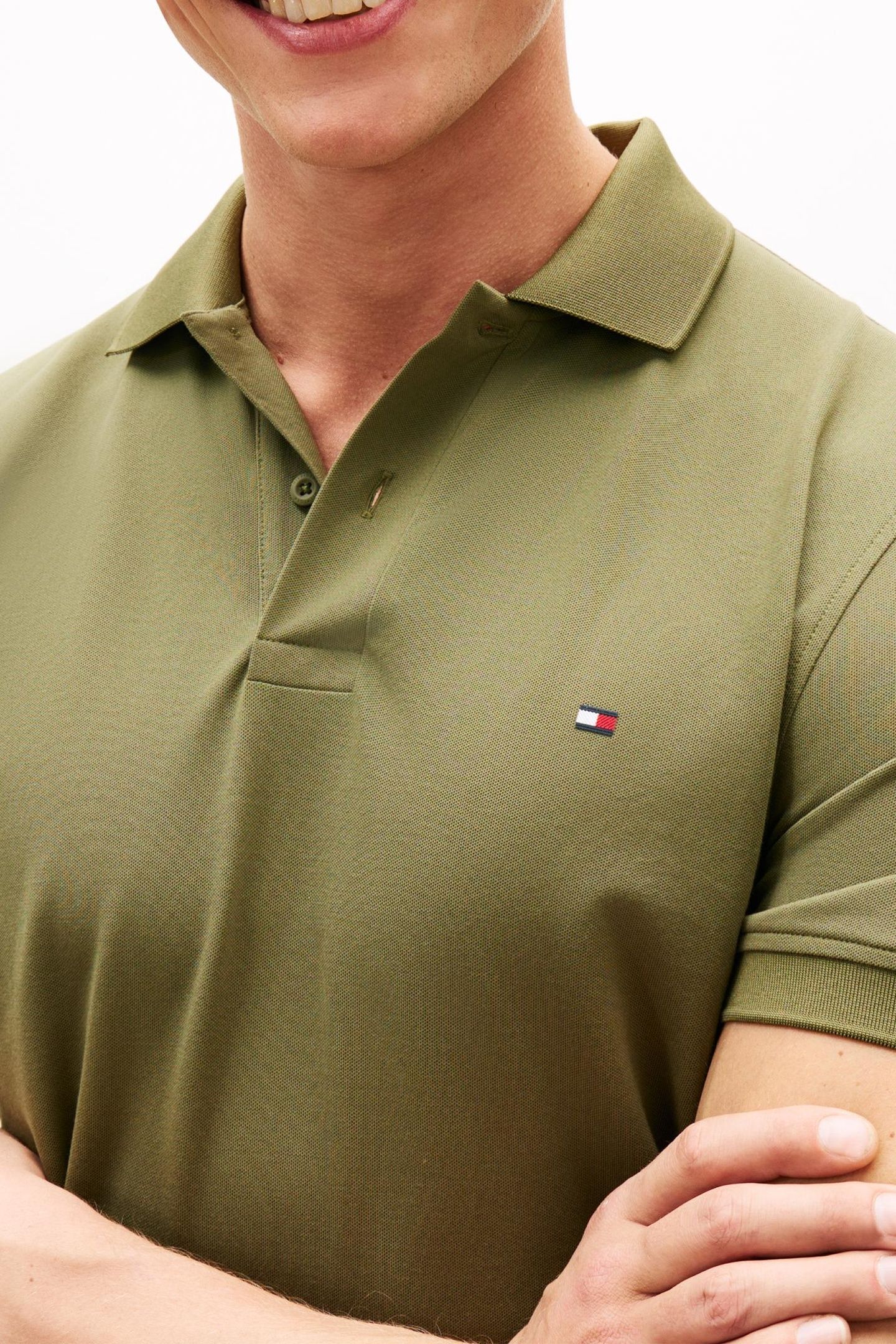 PERFORMANCE PIQUE POLO DARK ARTICHOKE 5