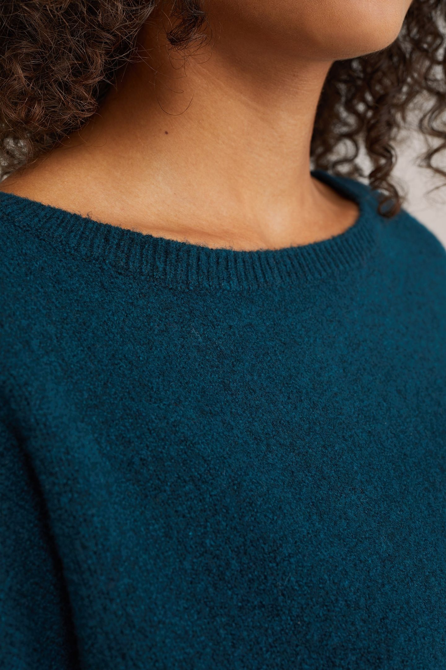 KNITTED PULLOVER TURQUOISE 5