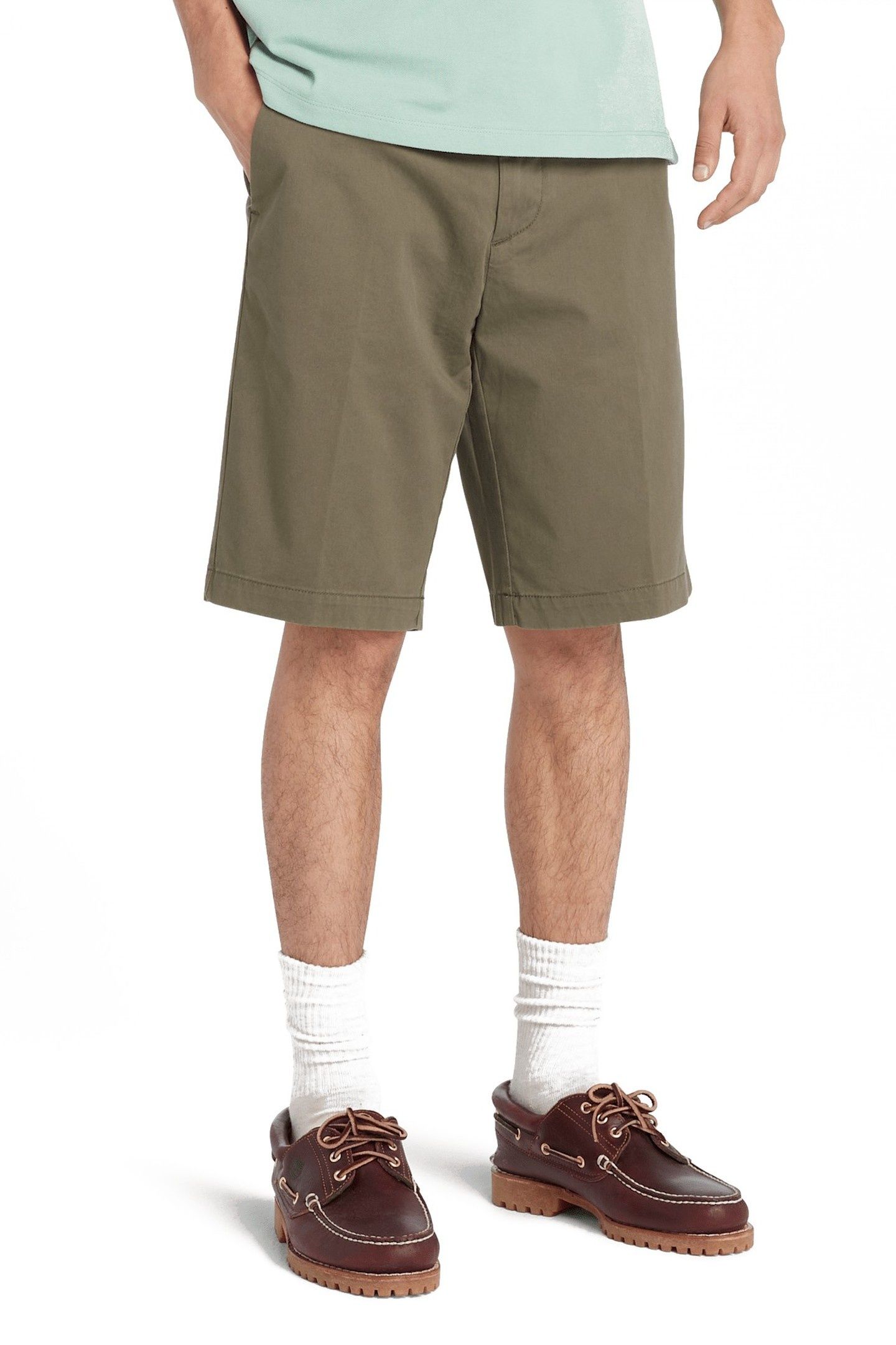 TWILL CHINO SHORT LEAF GREEN 2