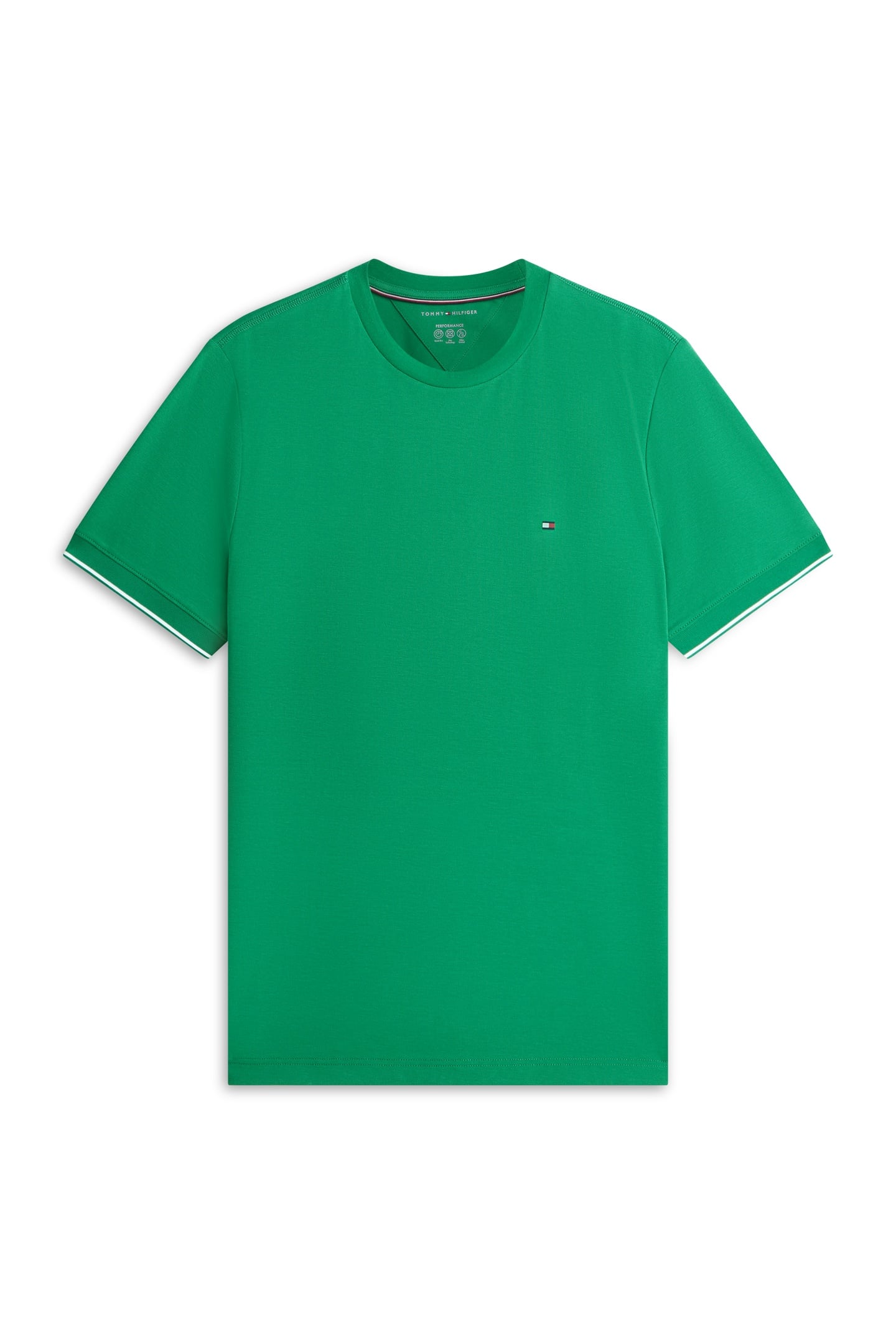PERFORMANCE TIPPED T-SHIRT NOUVEAU GREEN 4