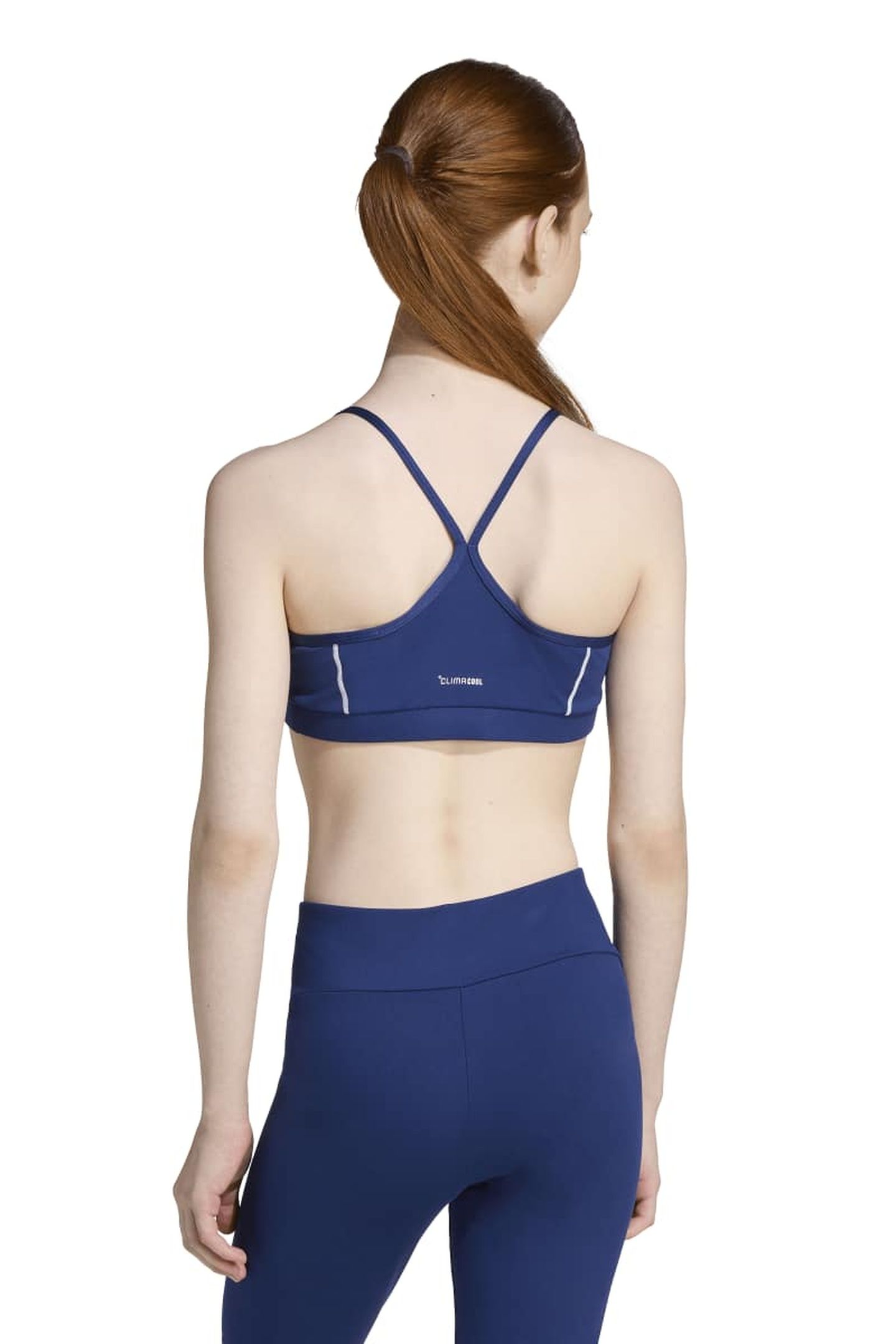 SPORTSWEAR TRAIN ESSENTIALS COLLEGIATE PRINT BRA DARK BLUE 4