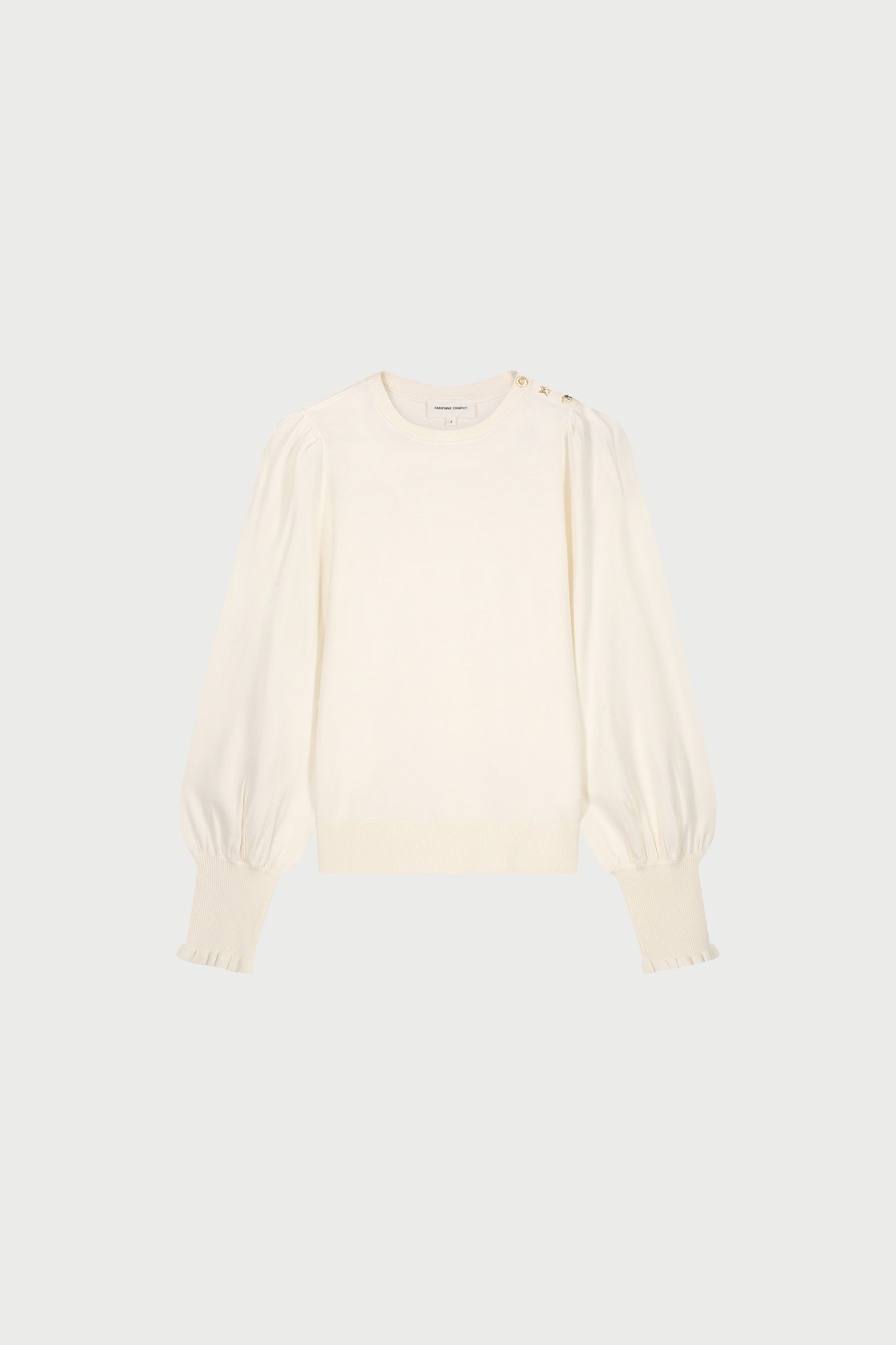 MOLLY BALLOON PULLOVER COSY WHITE 4