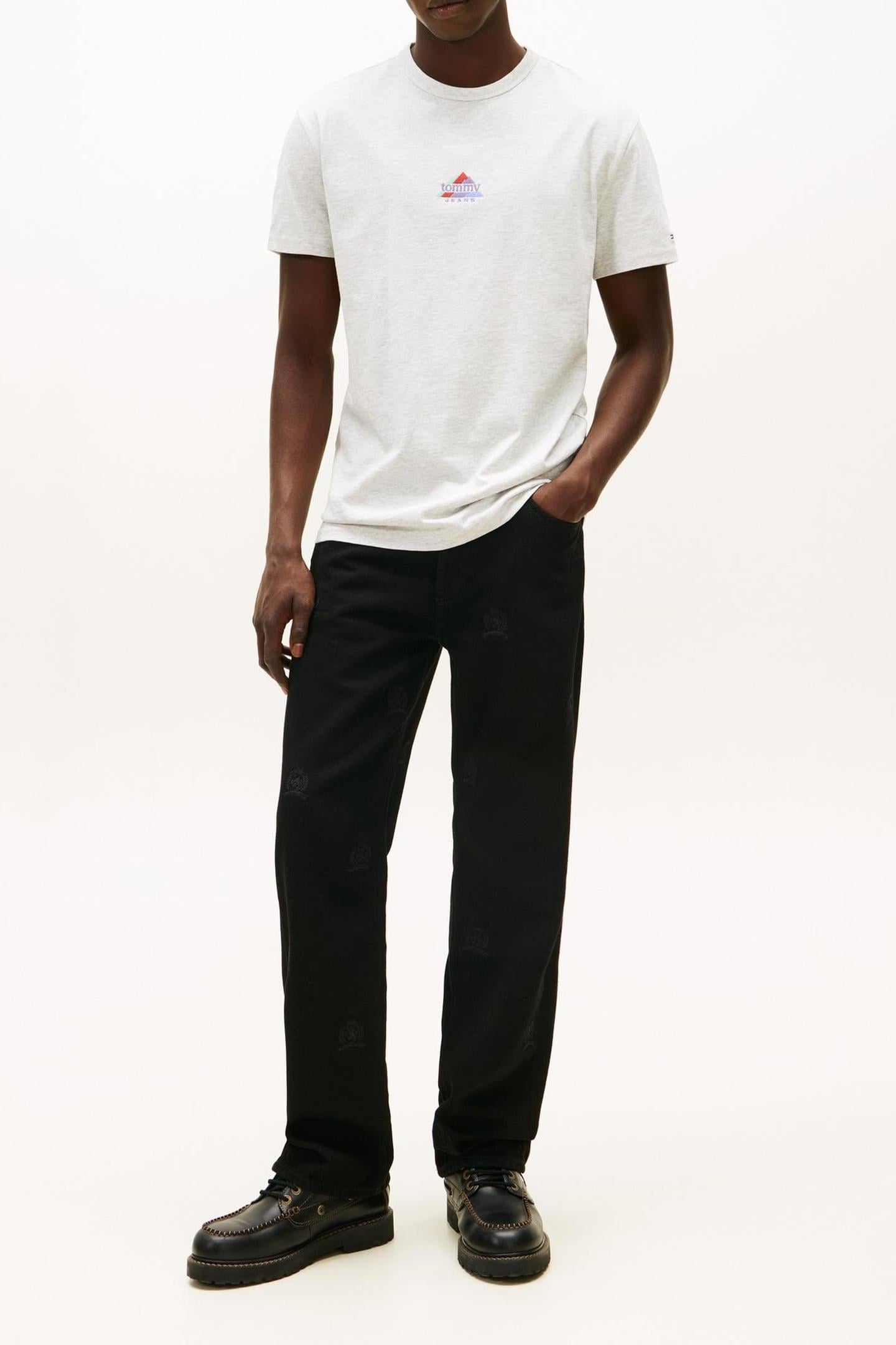 TJM REGULAR PEAKS SS TEE ICE GREY HEATHER 2