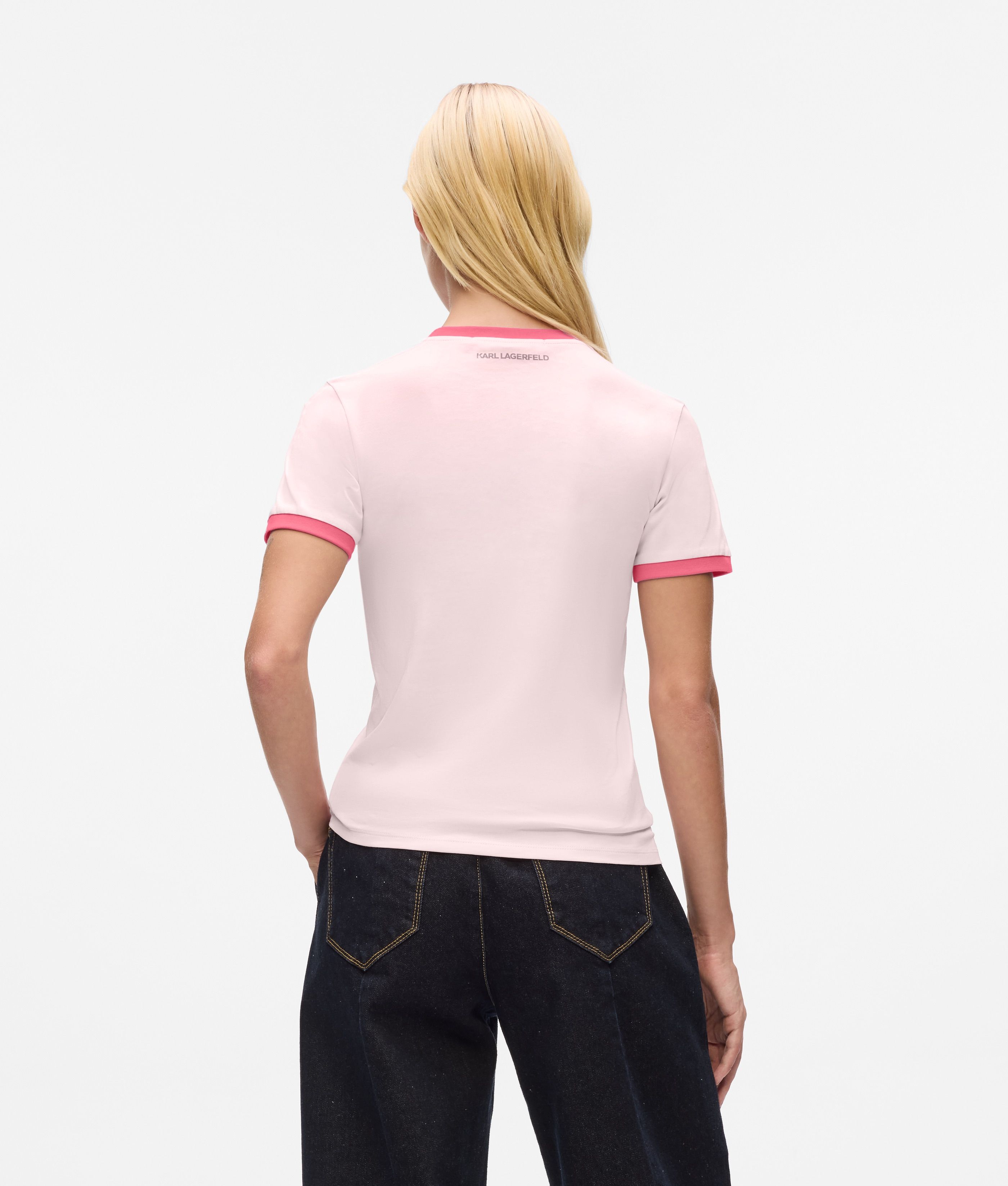 KARL IS HOT T-SHIRT PINK LADY 4