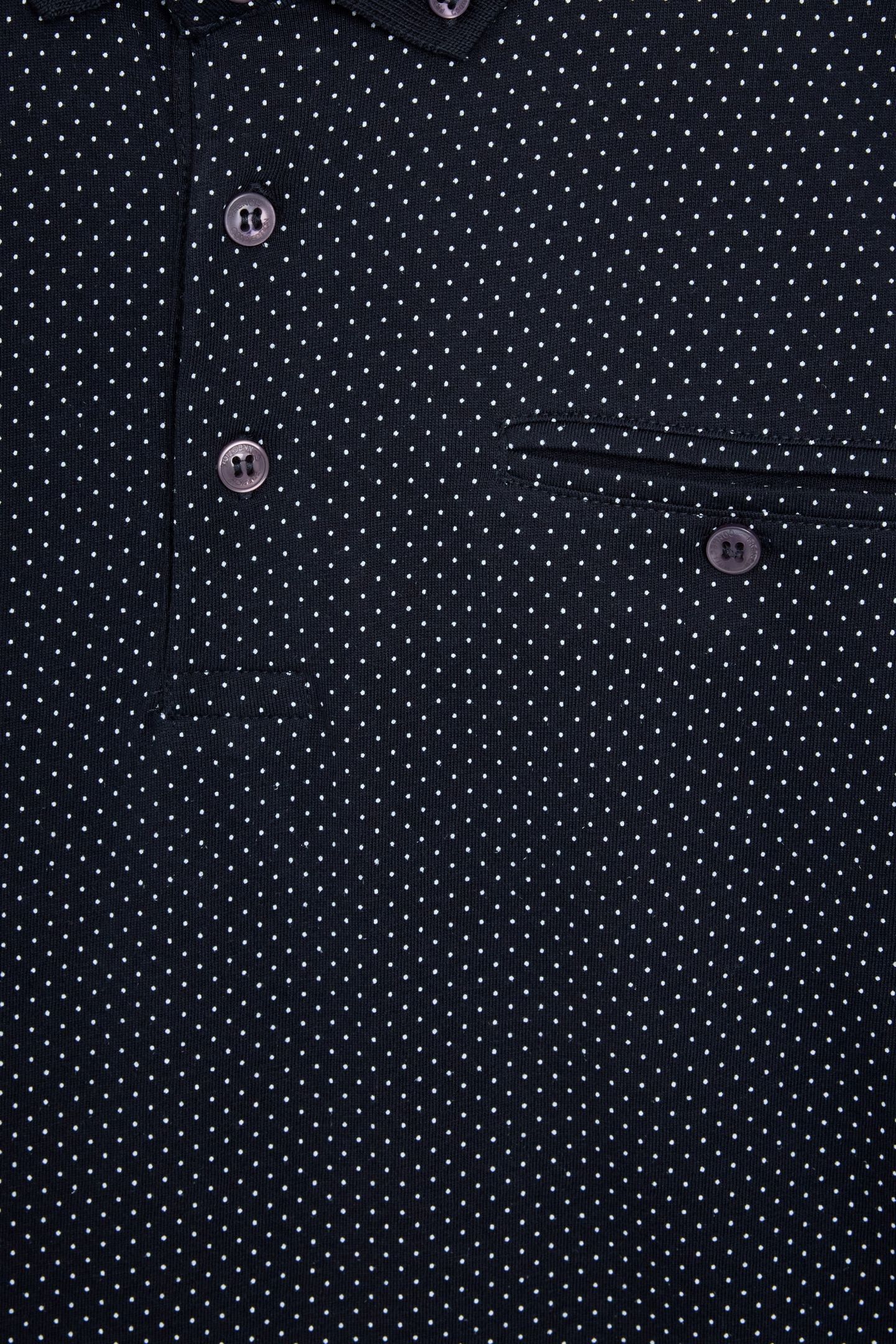 MICRO DOT POLO MARINE/WHITE 2