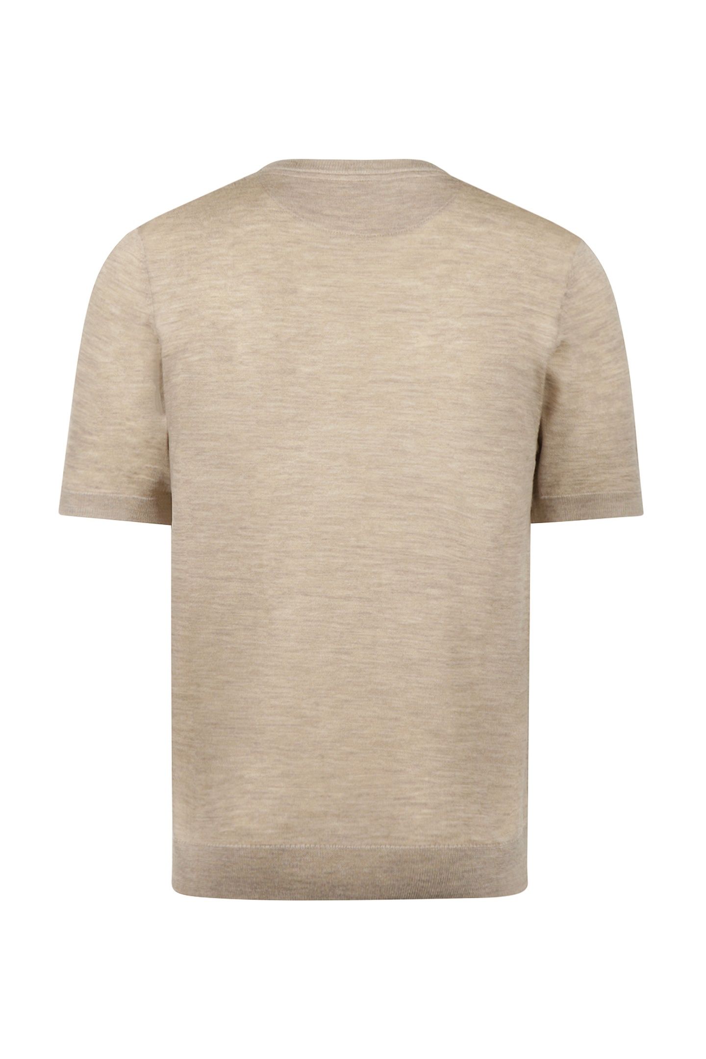EXTRA FINE MERINO T-SHIRT SAND 4
