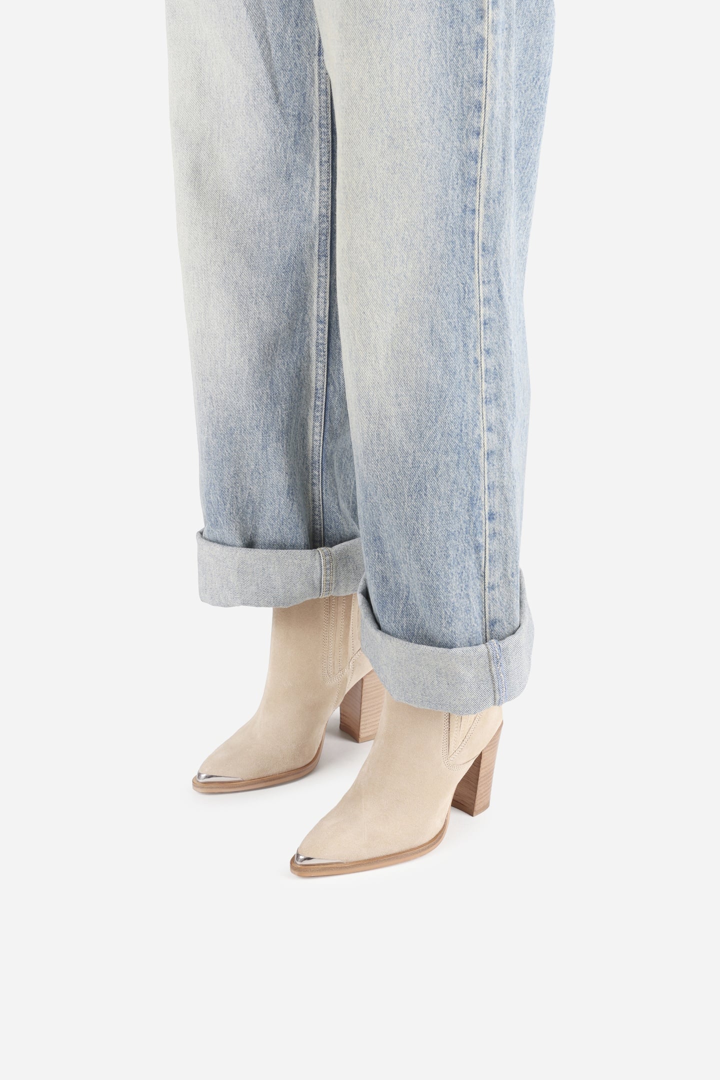 NEW-AMERICANA ANKLE BOOT OATMILK 2