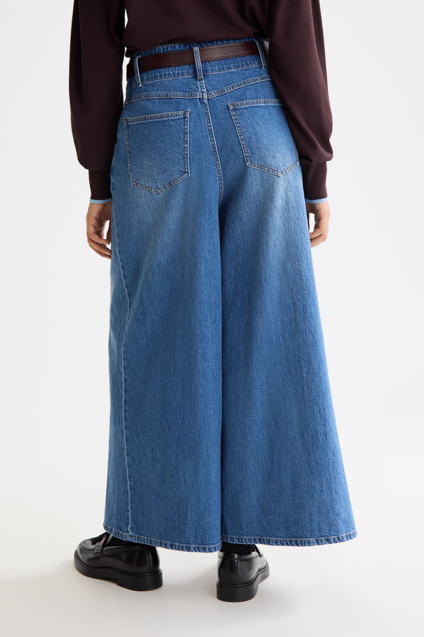 THE WAVE CUSTOM CROPPED WIDE LEG JEANS — ART FROM THE HEART 6