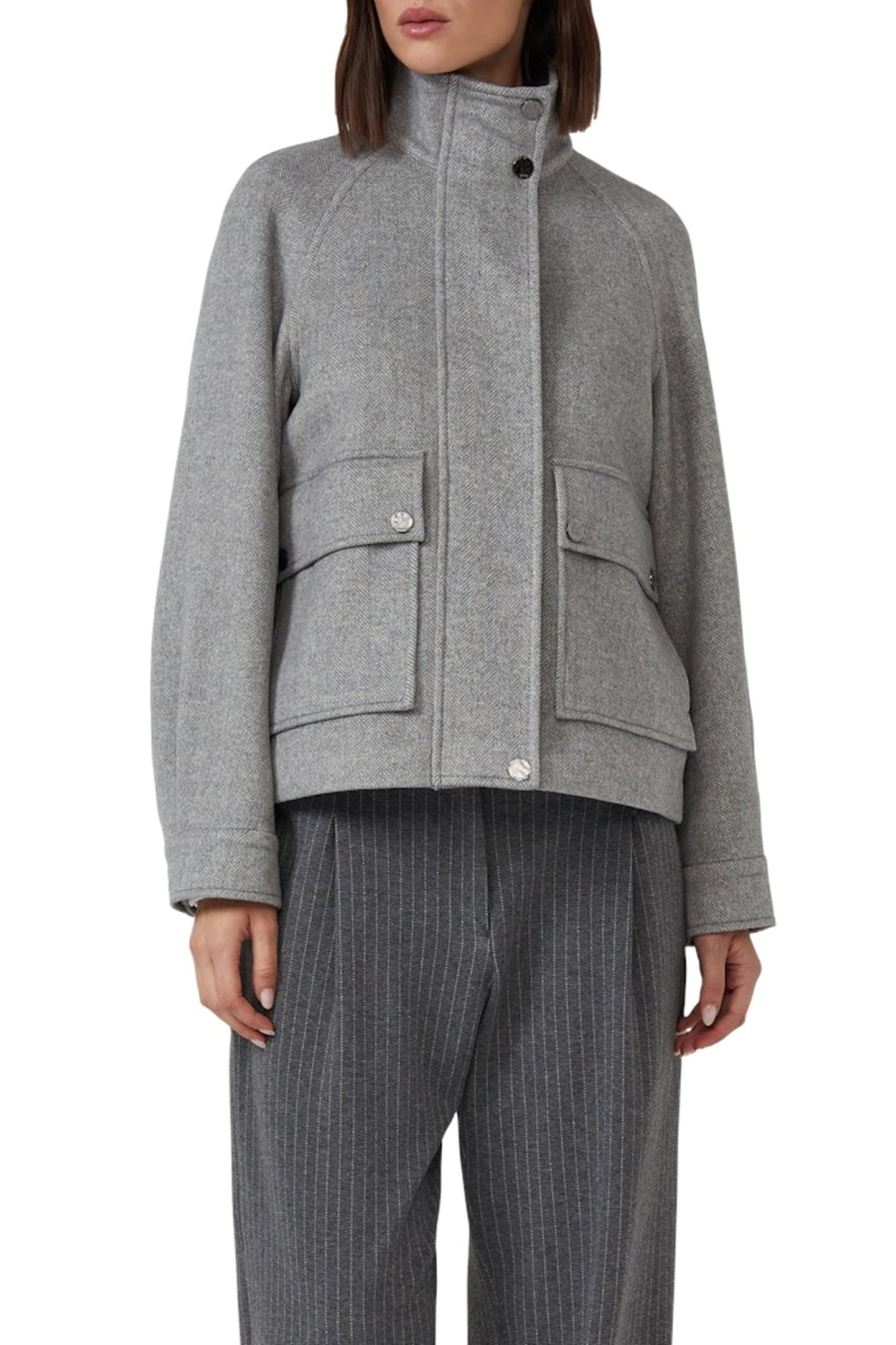 S.OLIVER JACKETS OUTDOOR GREY/BLACK 1
