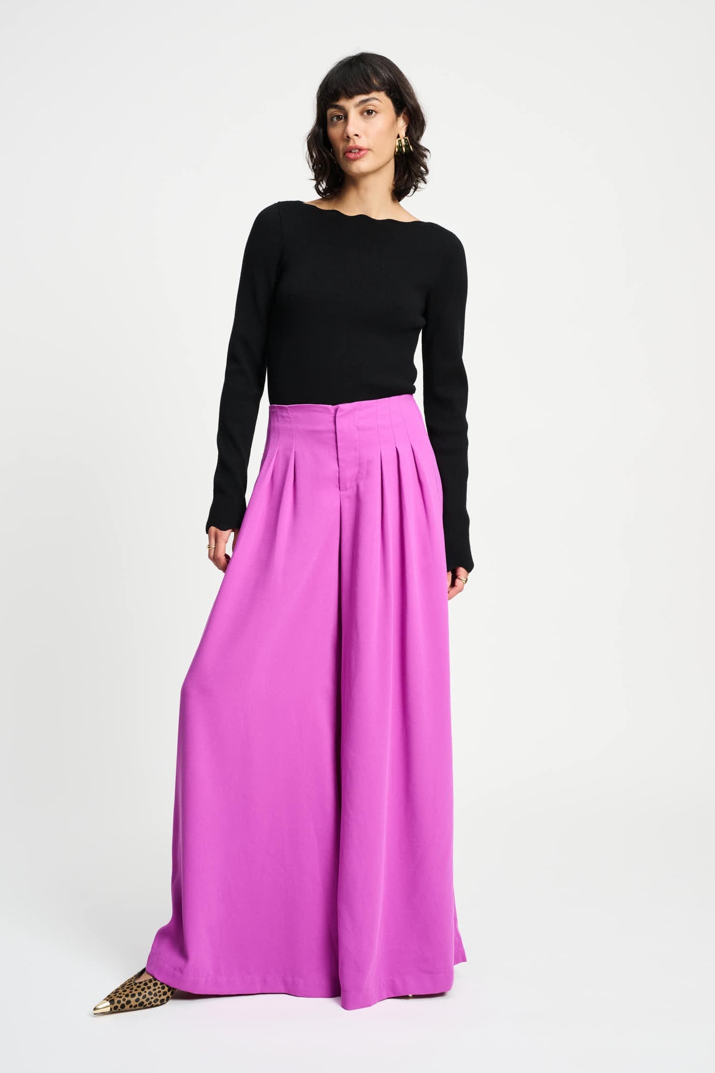 PANTS - WIDE LEG FROSTING PINK 1