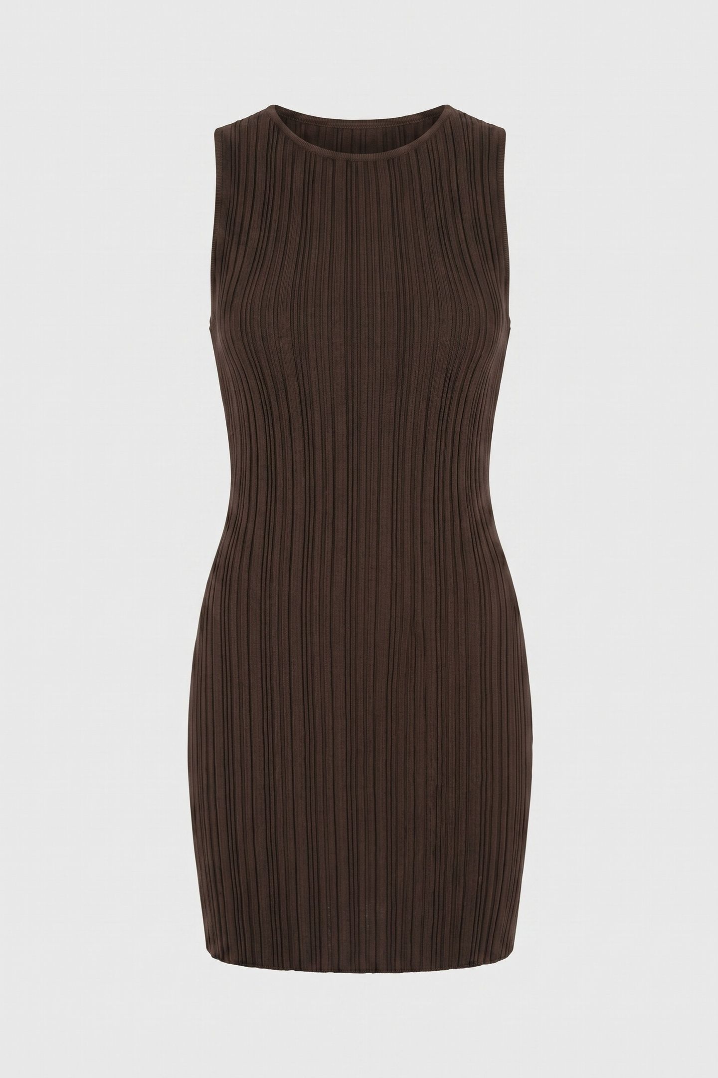 BELLE DRESS BROWN 4