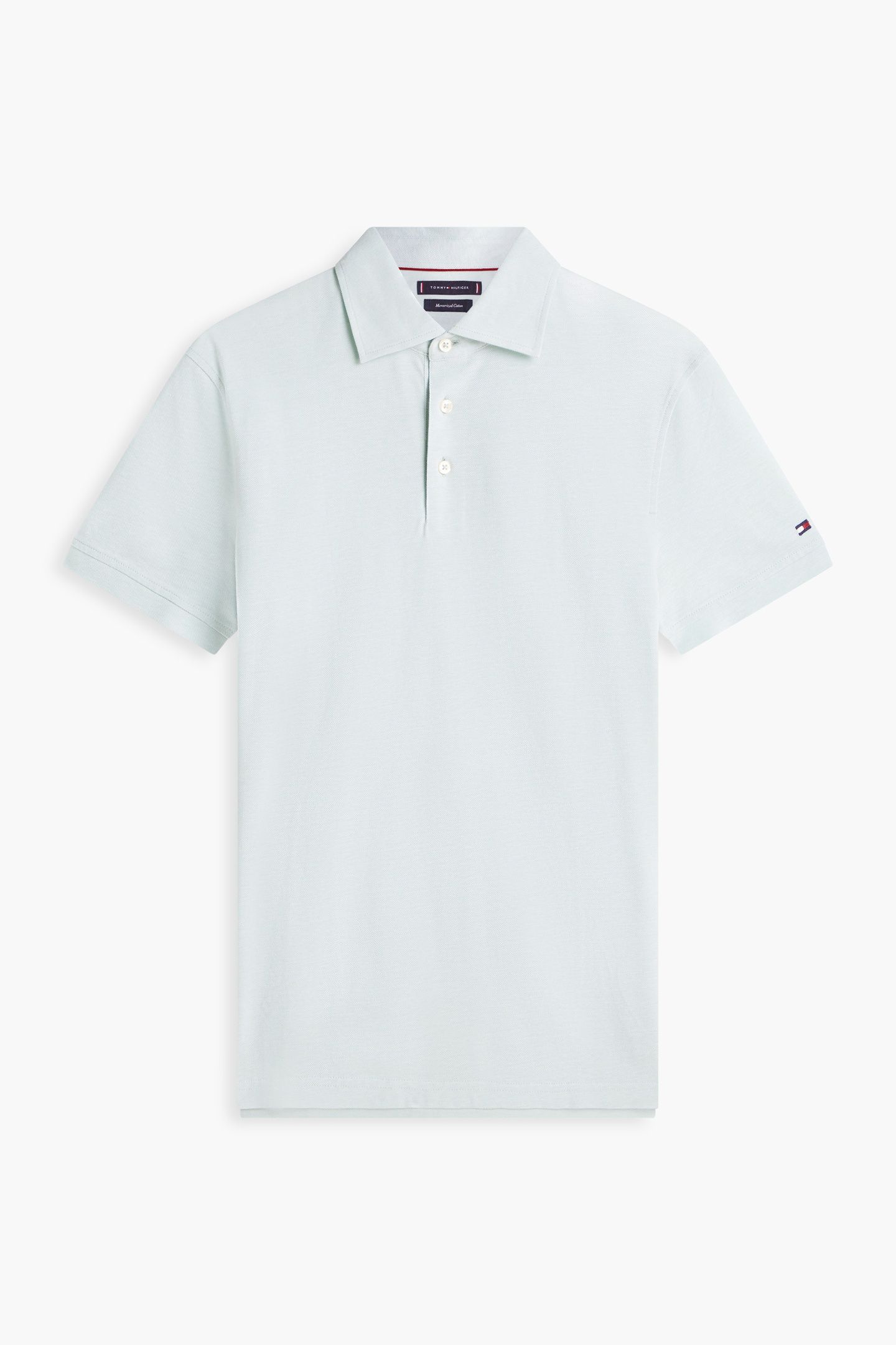 DC WIDE SPREAD COLLAR POLO CRUSHED MINT/WHITE 4
