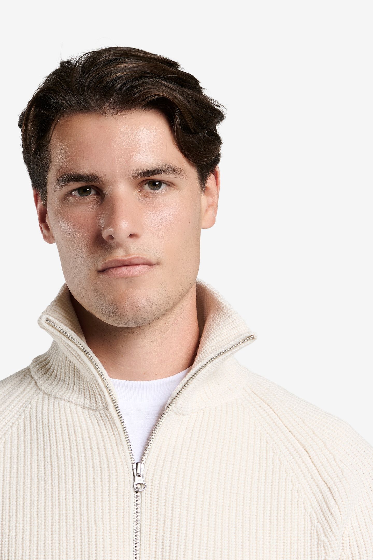SHEFFIELD MERINO-CASHMERE OFF WHITE 3