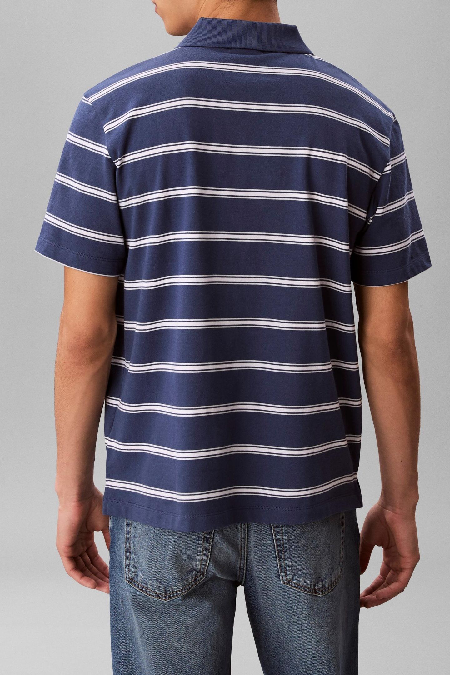 SS EASY 16S JERSEY POLO DARK DENIM 3