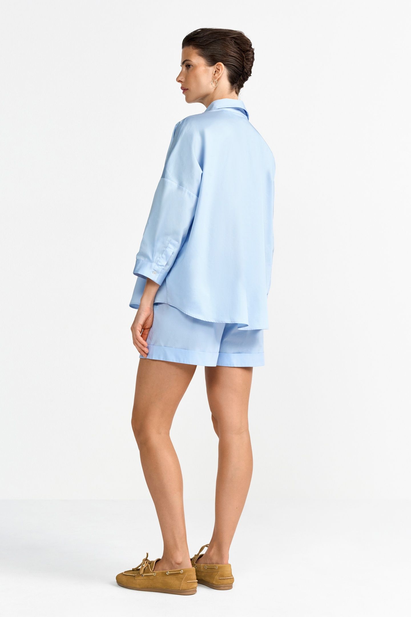 COTTON SHORTS SKYWAY BLUE 3