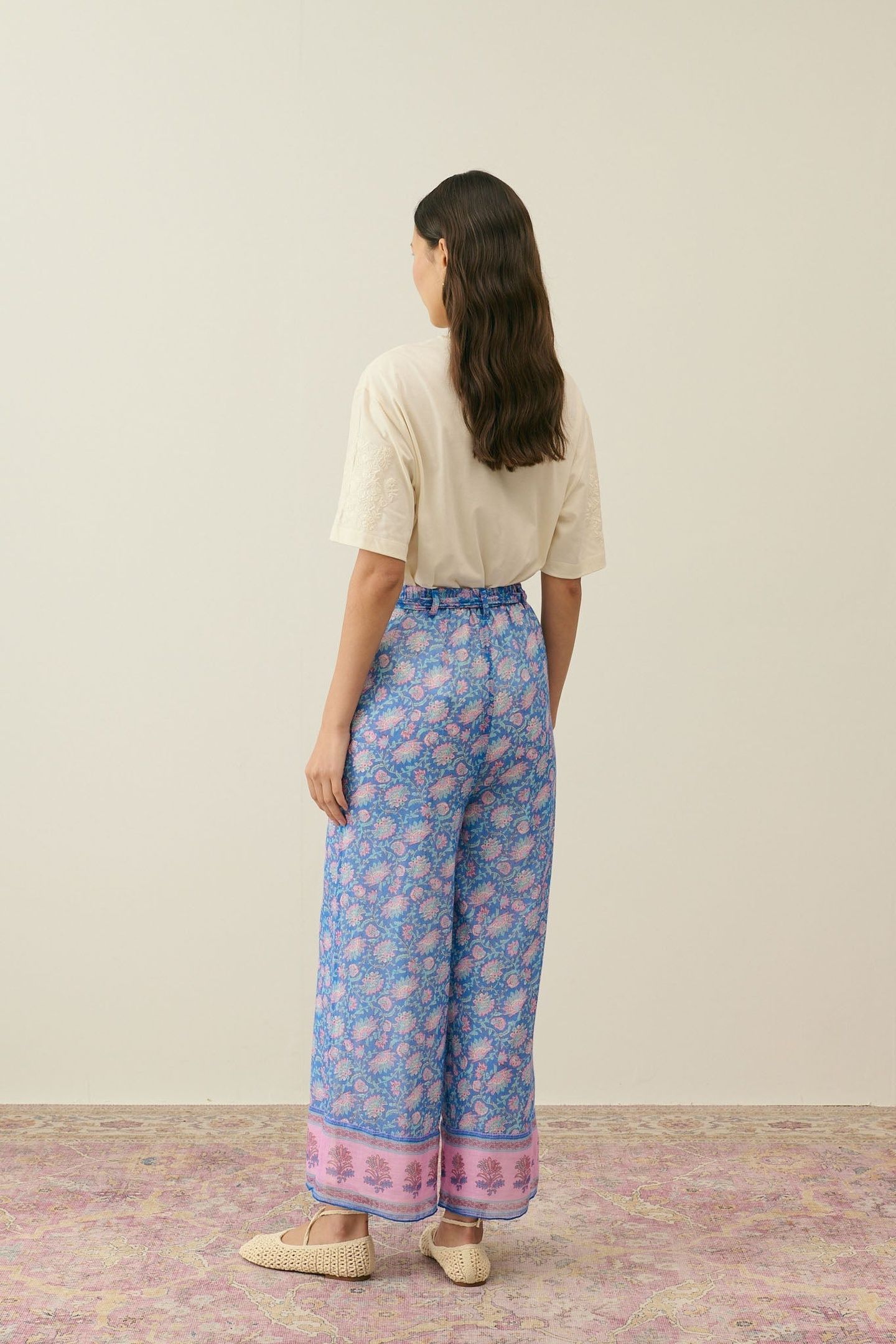 PANTS AMANDINA BLUE CAPRI COVE 2