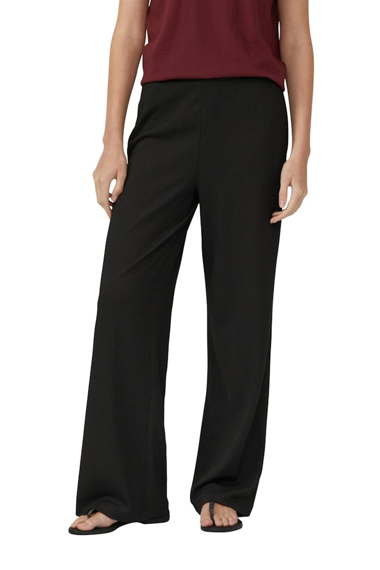 S.OLIVER PANTS BLACK 1
