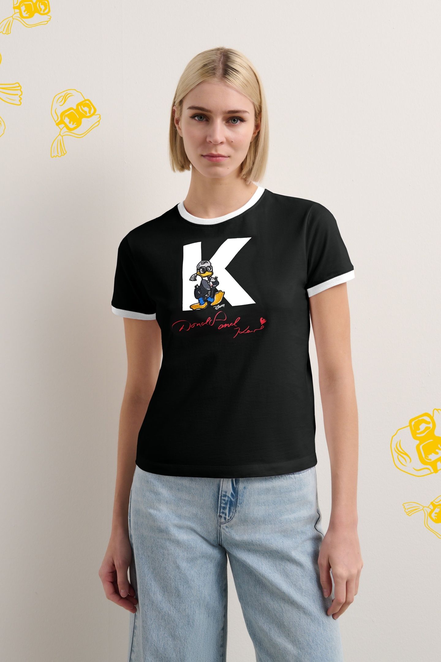 DISNEY PETITE T-SHIRT BLACK 1