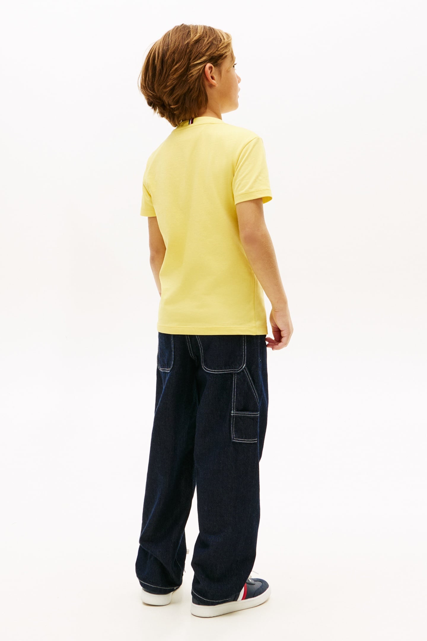 BOYS HILFIGER VARSITY T-SHIRT YELLOW DAHLIA 3