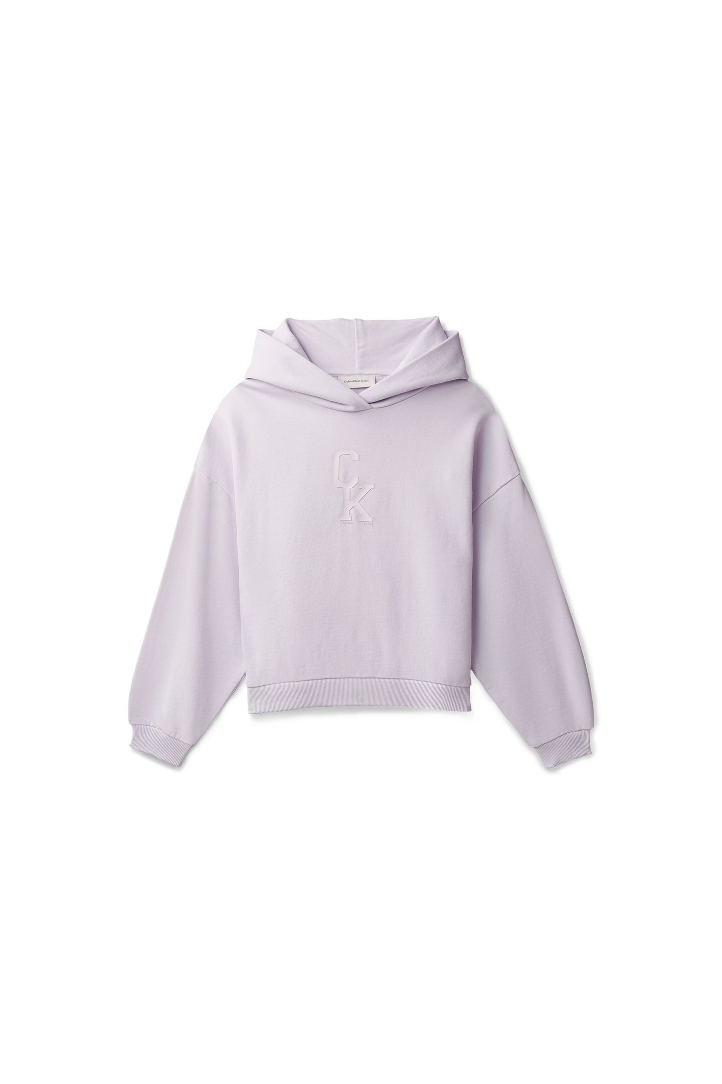 GIRLS CK HOODED SWEATSHIRT ISLAND LILAC 4
