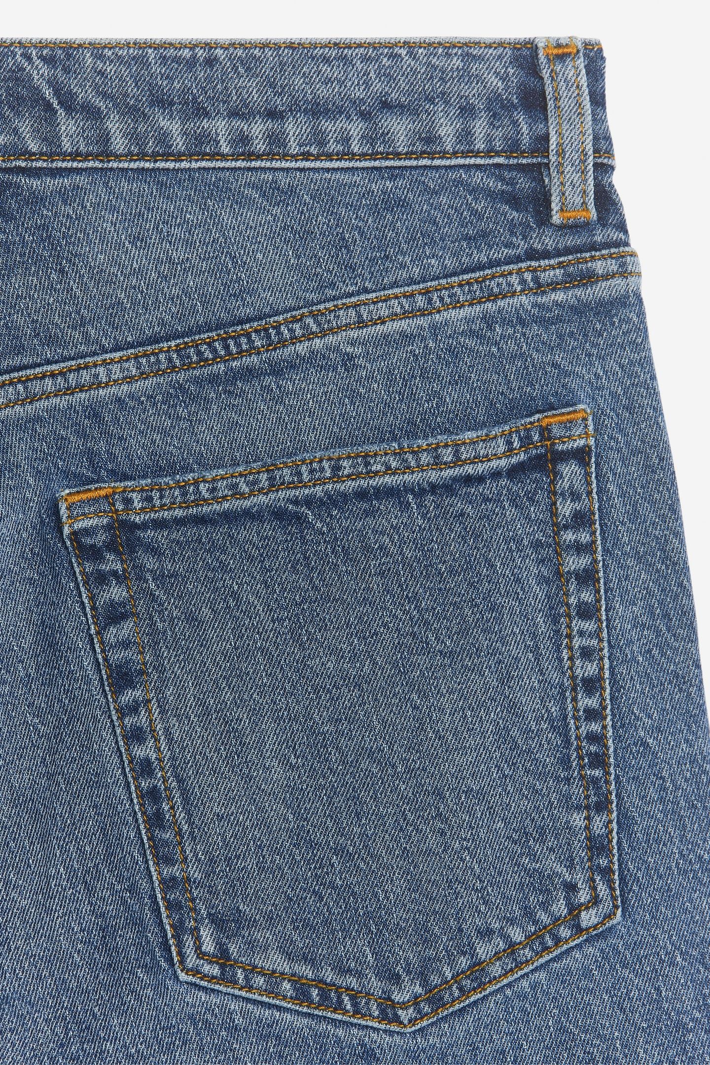 FERN CROPPED FLARED STRETCH BLUE 4