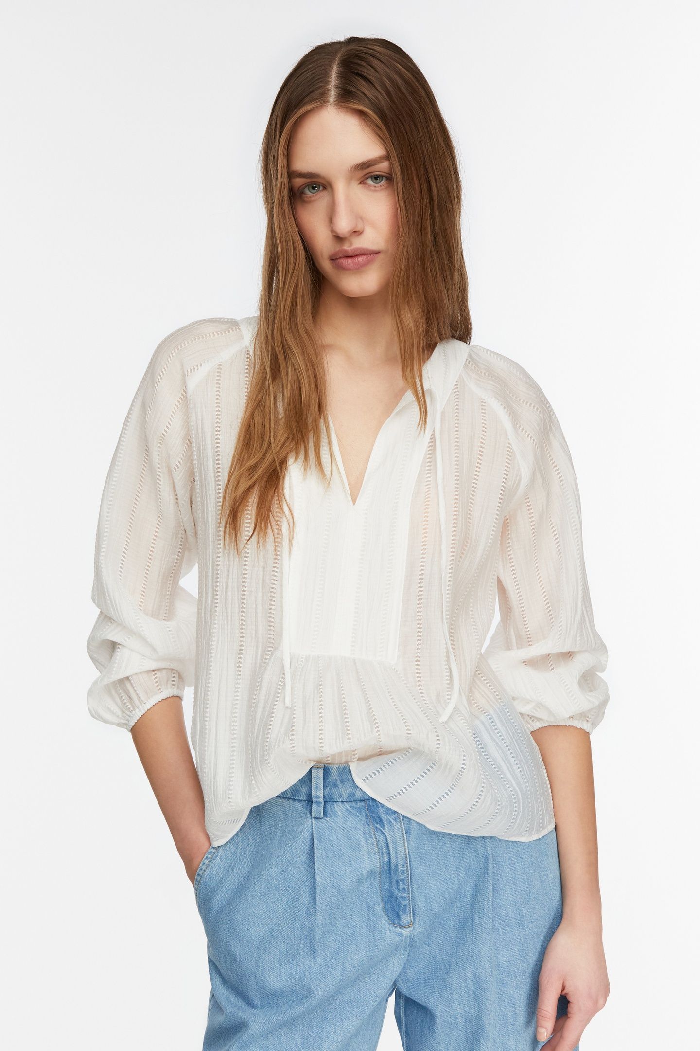 COMMA BLOUSES WHITE 1