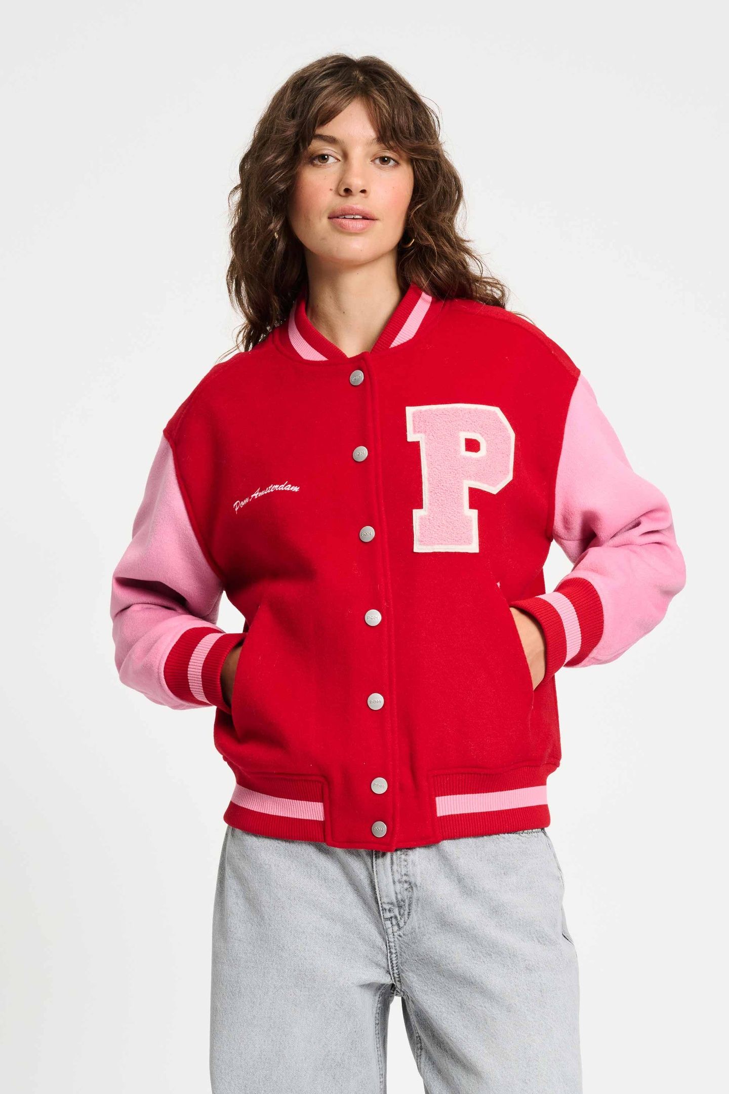 JACKET - BASEBALL CHILI RED 2