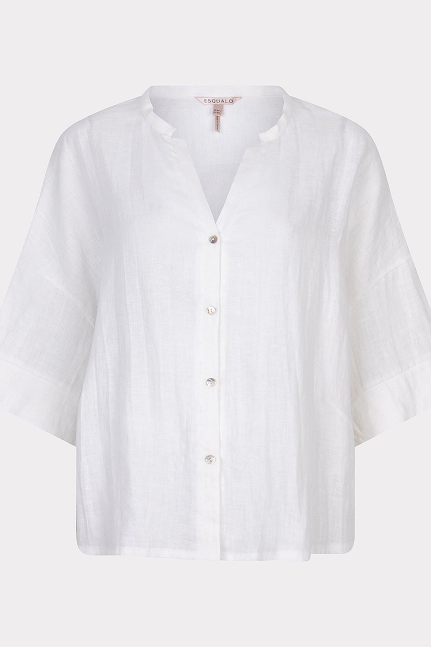 BLOUSE OVERSIZED LINEN OFF WHITE 4