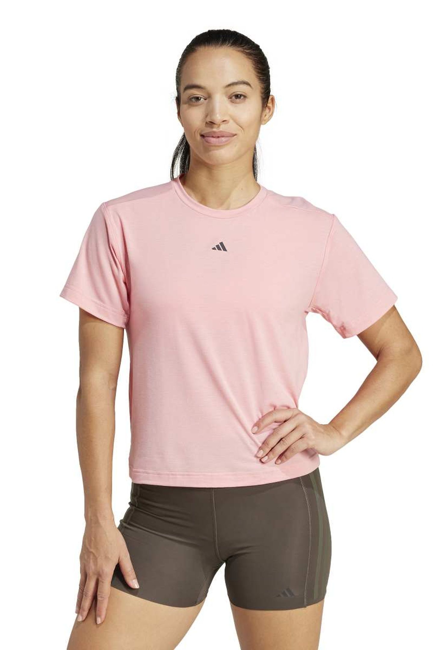 PERFORMANCE PRIMELIFT 3-STRIPES T-SHIRT SEMI PINK SPARK 1