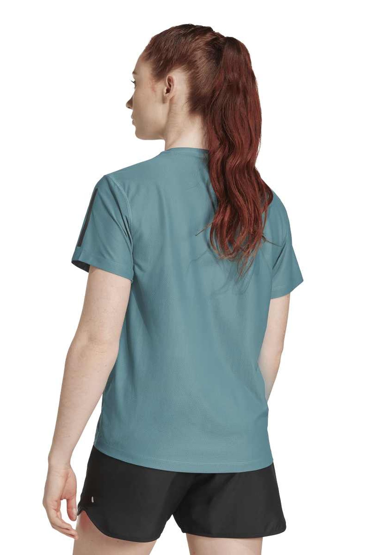 PERFORMANCE OWN THE RUN T-SHIRT PRELOVED TEAL 2