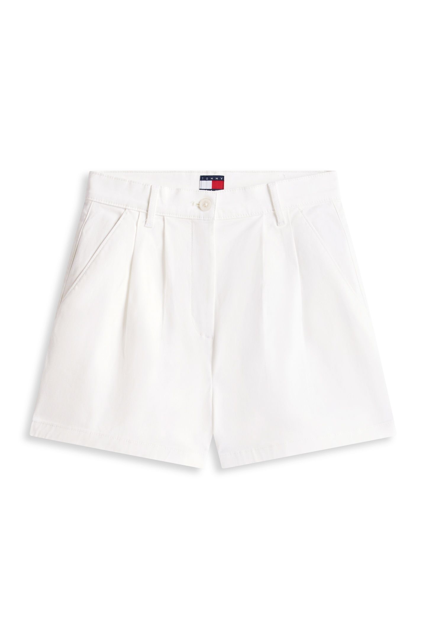 TJW CLAIRE HR PLEATED SHORTS ECRU 5