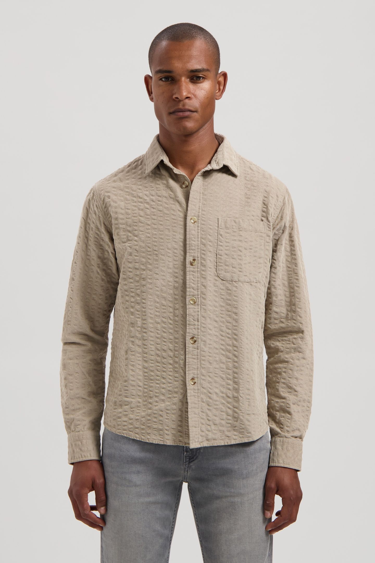 DS_PATRIC SHIRT VINTAGE KHAKI 1