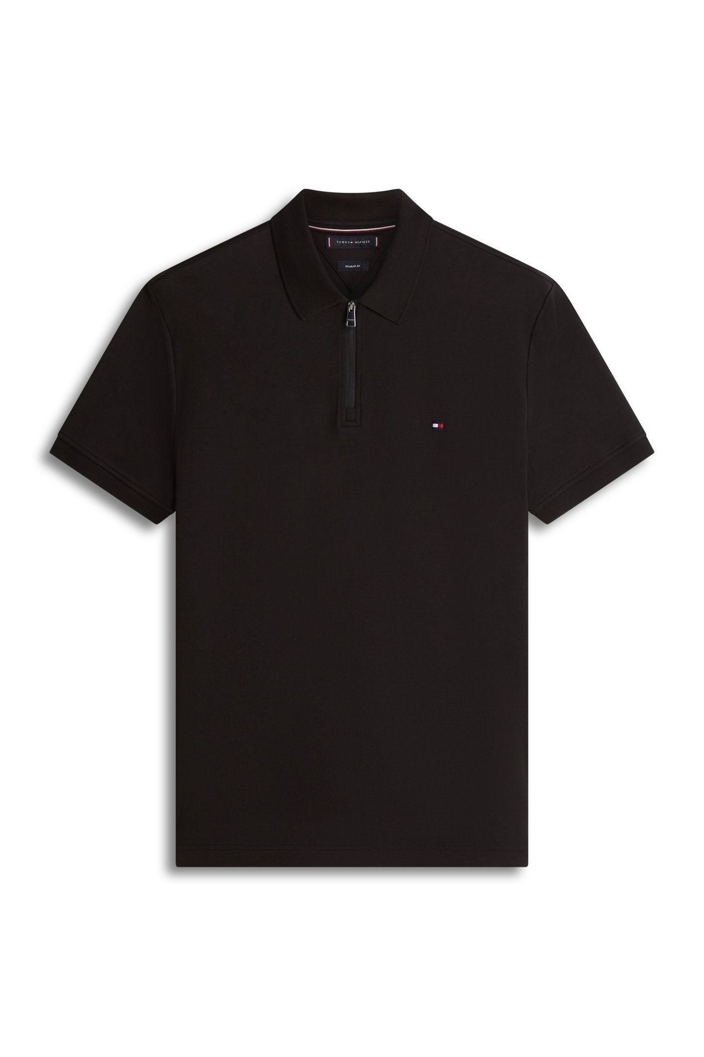 INTERLOCK ZIP REGULAR POLO BLACK 4