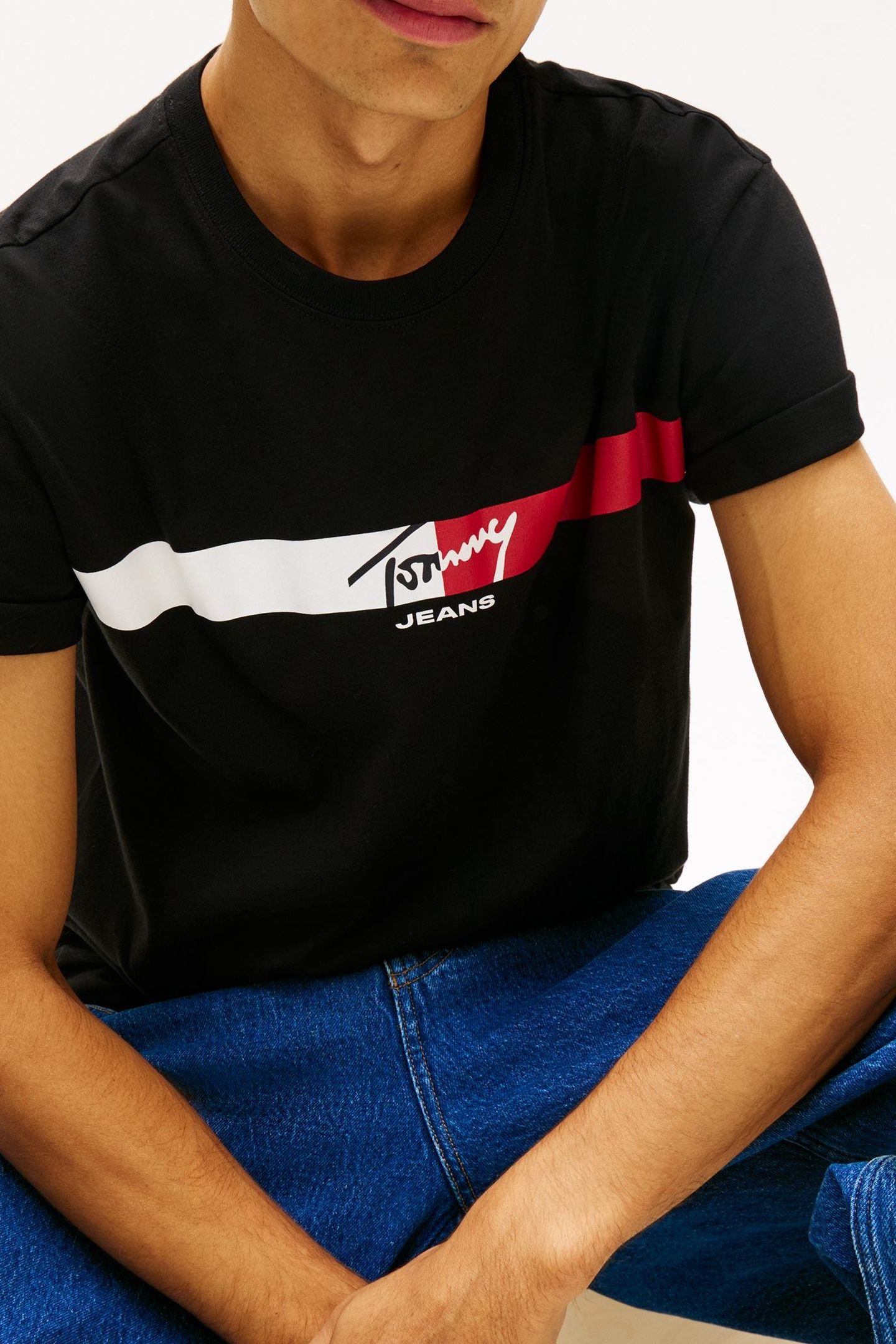 TJM REGULAR SIGNATURE T-SHIRT BLACK 5