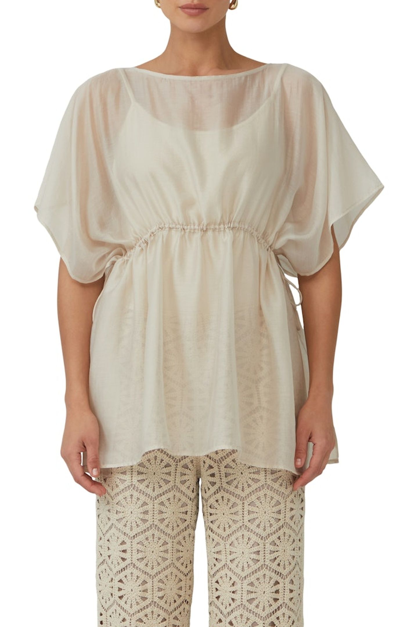 S.OLIVER BLOUSES BEIGE 1