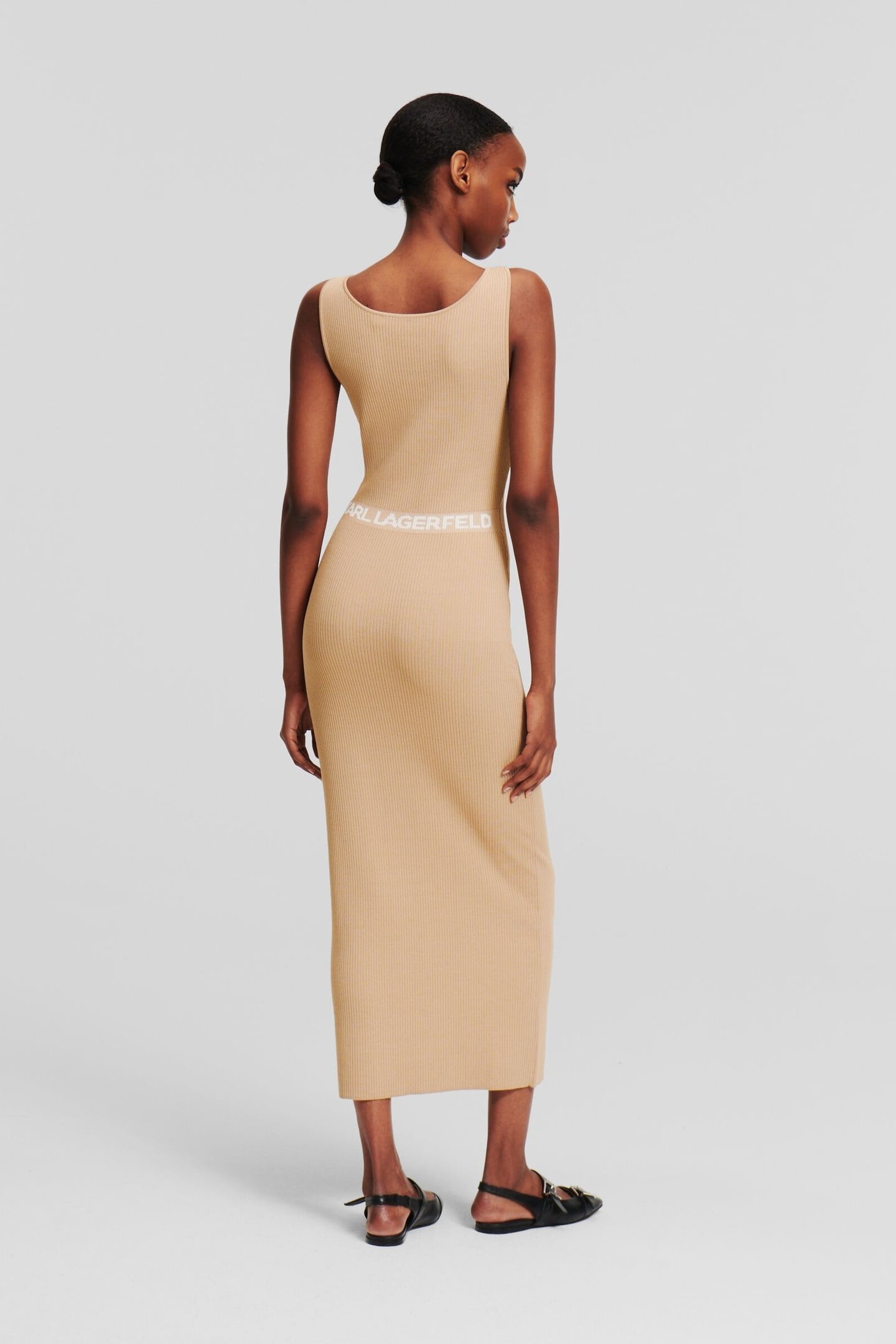 SLEEVELESS RIB KNIT DRESS NOMAD 2