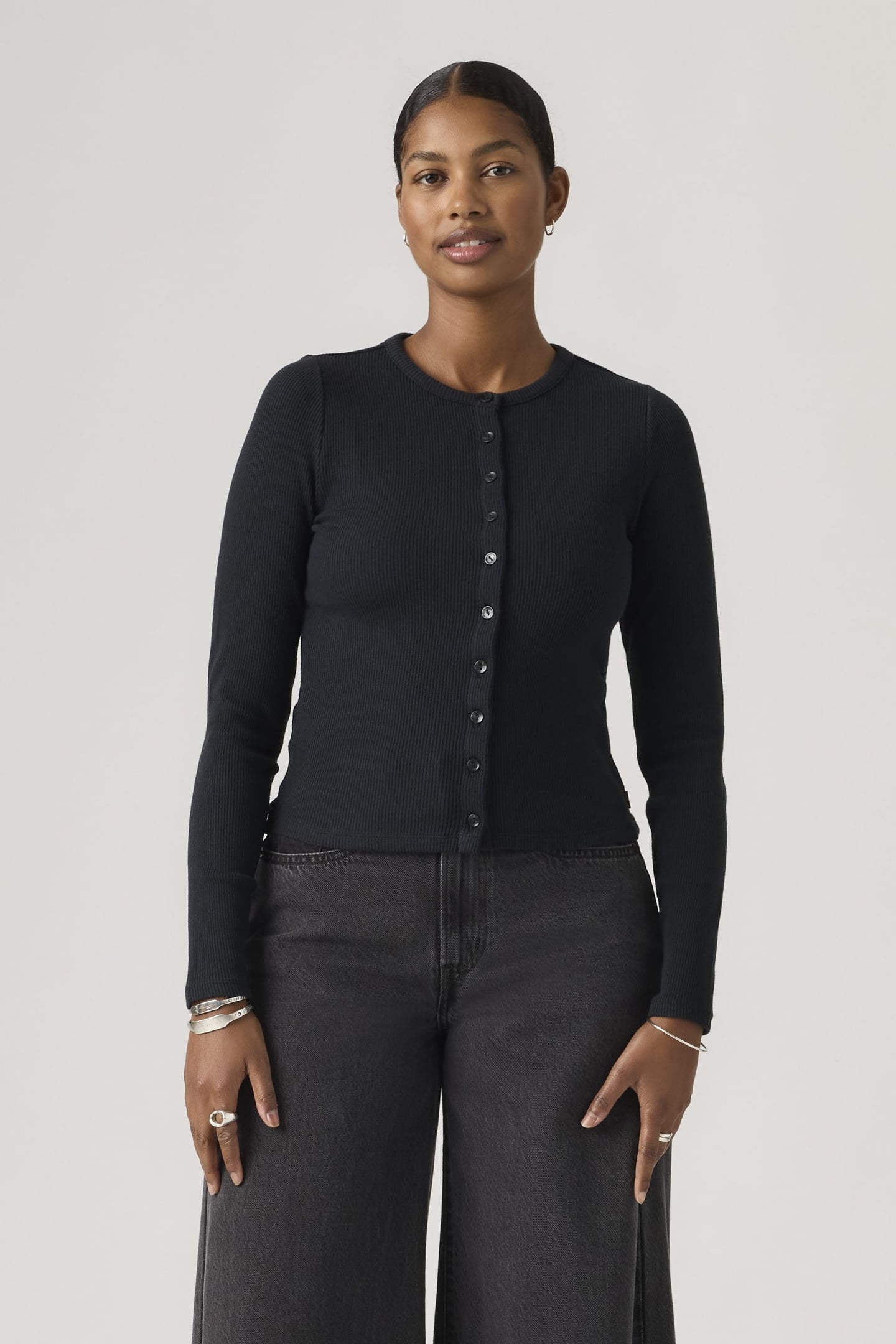 RORY LS BUTTON UP ANTHRACITE NIGHT 1