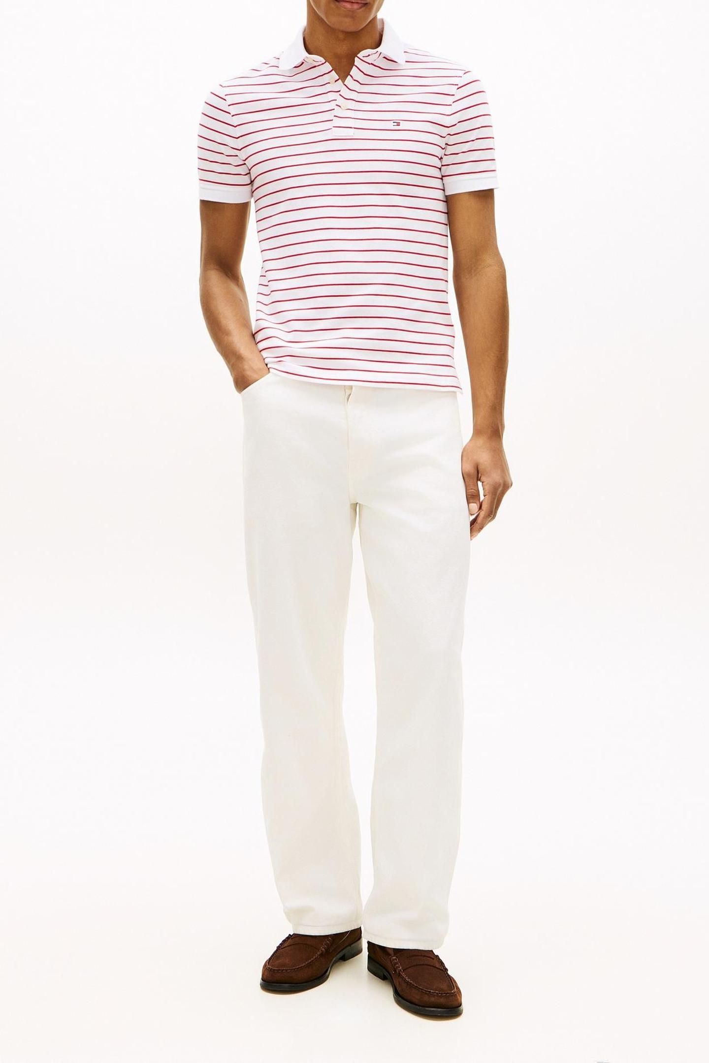 1985 SLIM POLO WHITE/MEDIUM RED 2