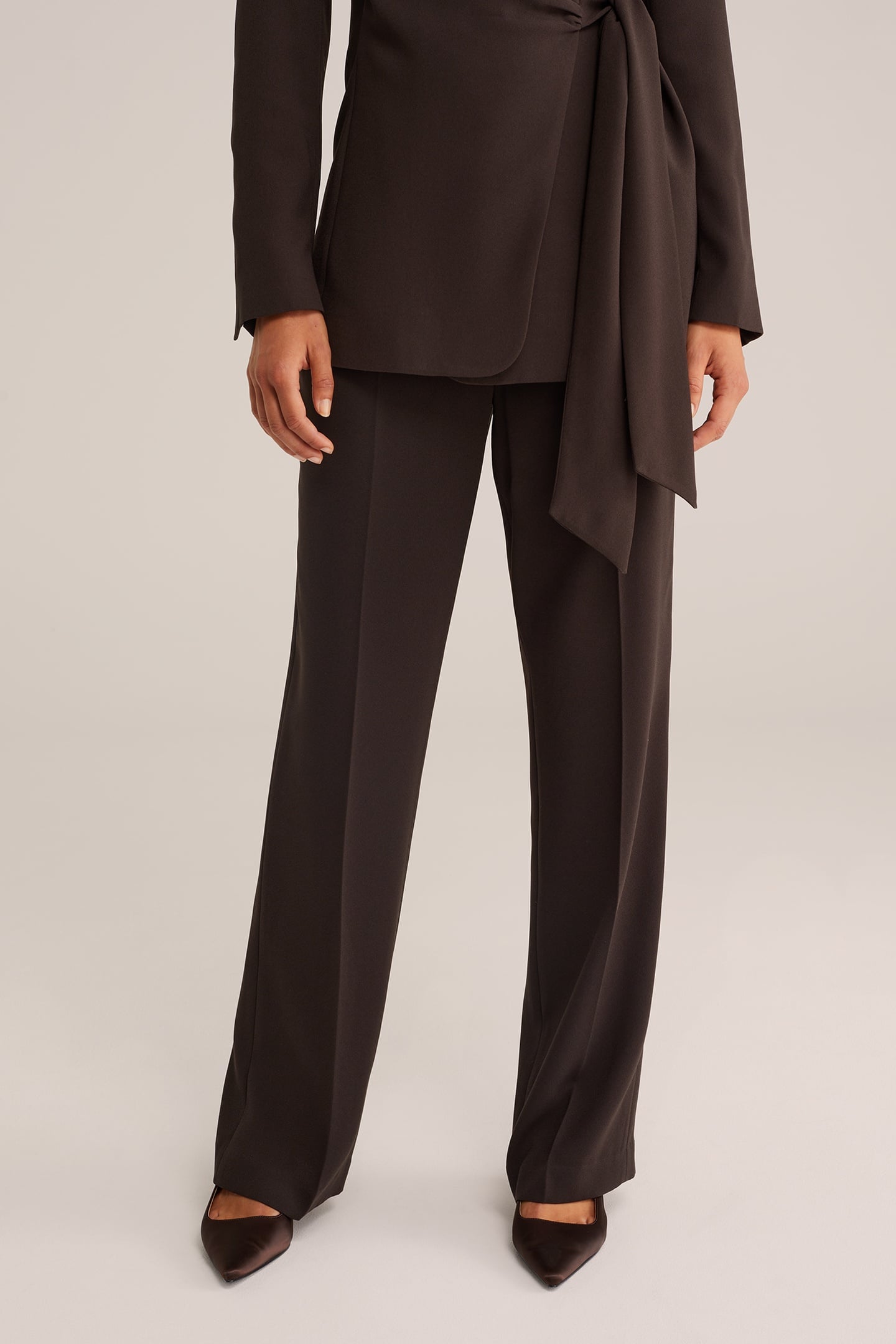 TROUSER DARK BROWN 1