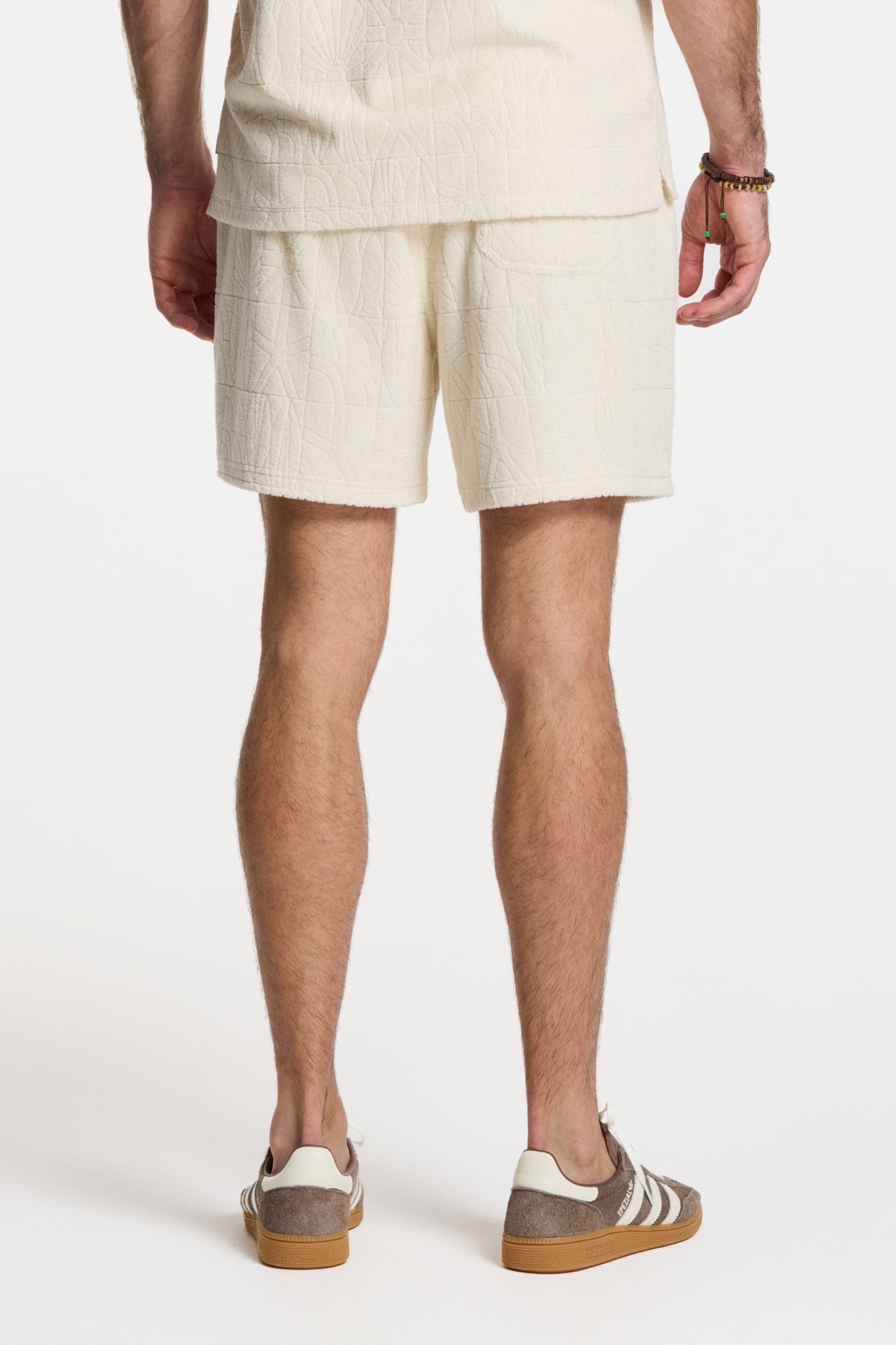 TONY TOWELING SHORTS GEO SUN BEIGE GEO SUN 2
