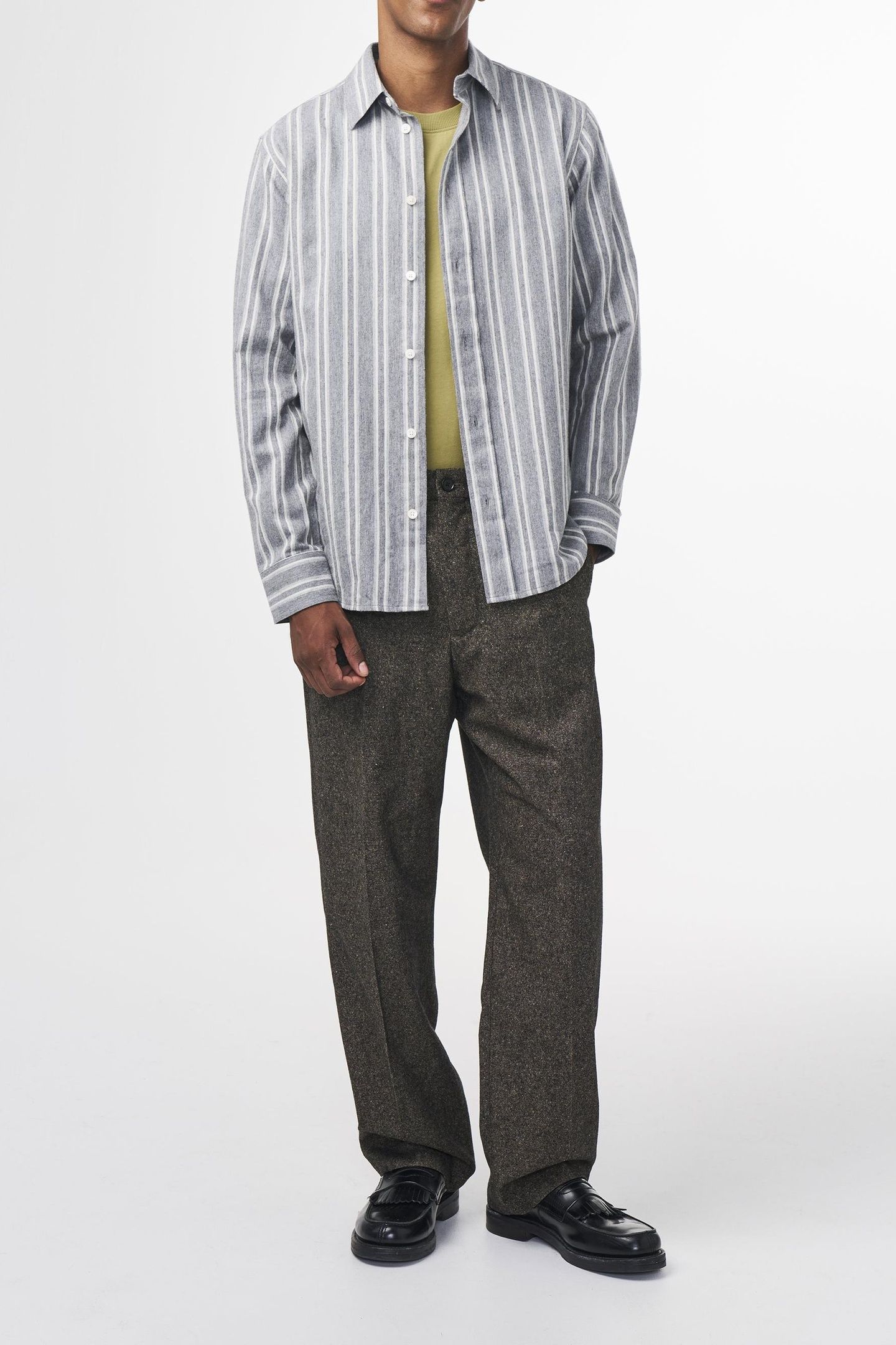 COLBY 5332 SHIRTS GREY STRIPE 2