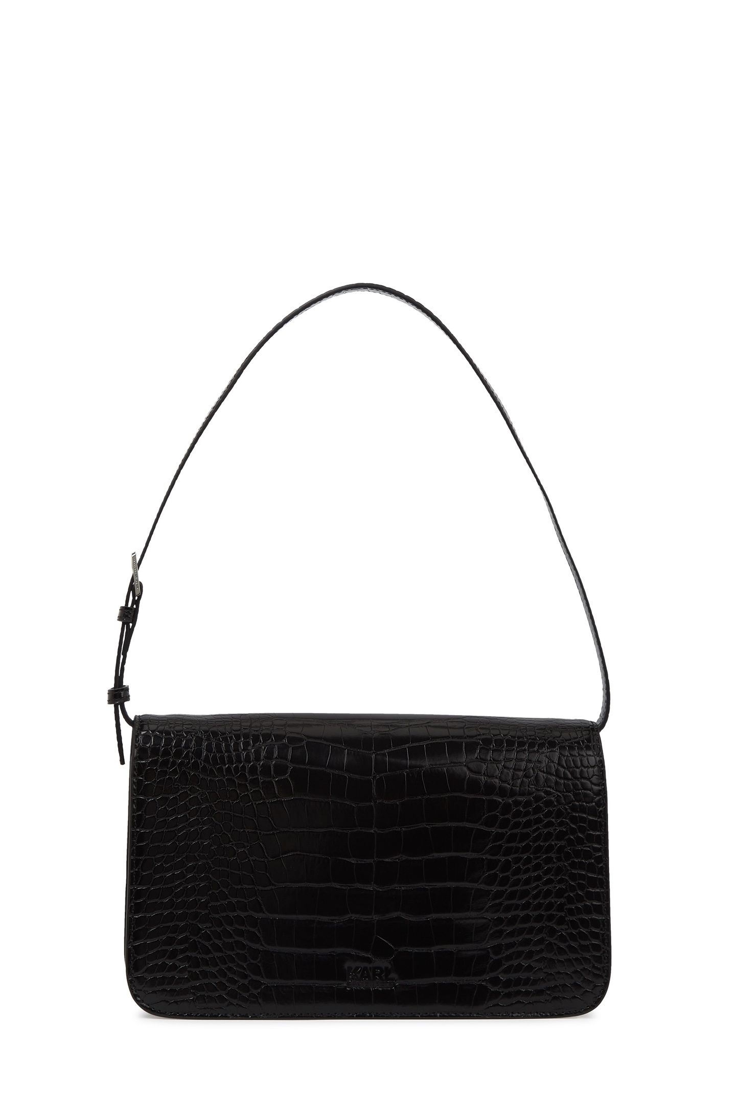 K/KORE CROCO SHOULDER BAG BLACK 2
