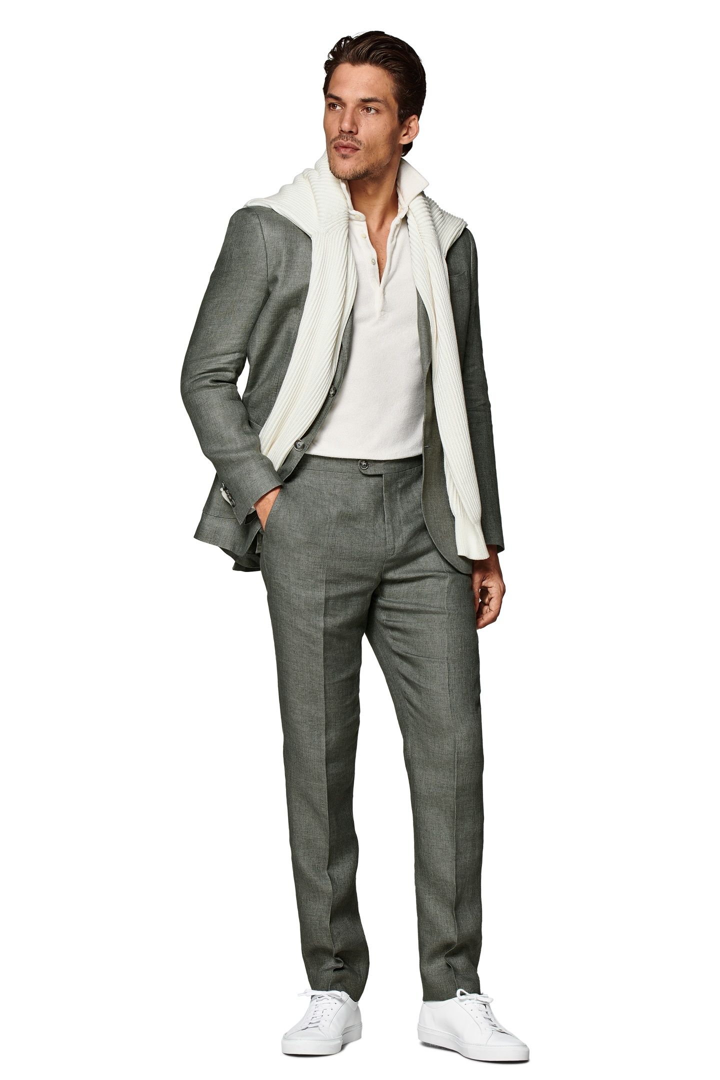 JACKET-MID-GREEN SEPARATE SUIT JACKETS MID GREEN 1