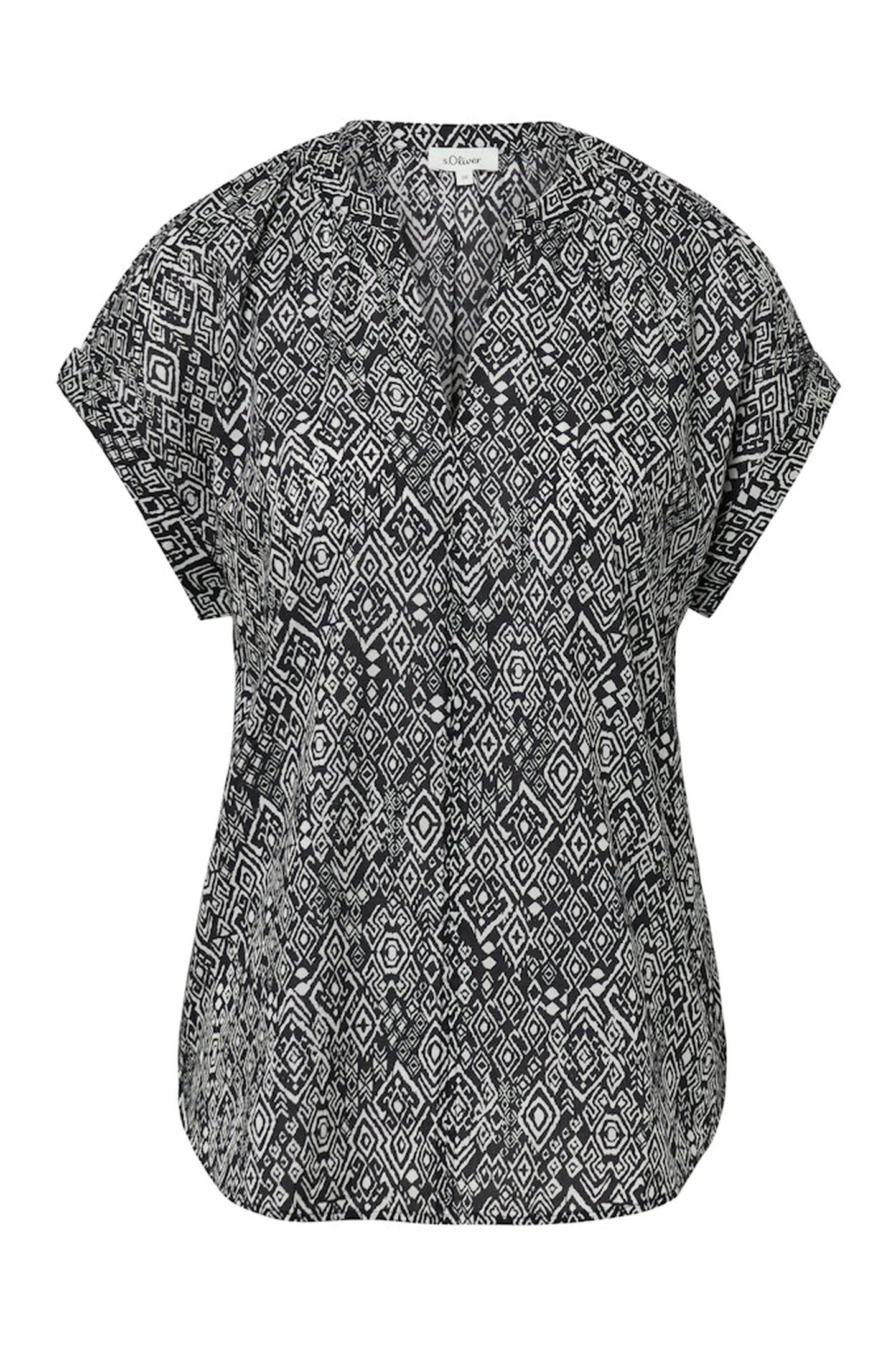 S.OLIVER BLOUSES BLACK 4