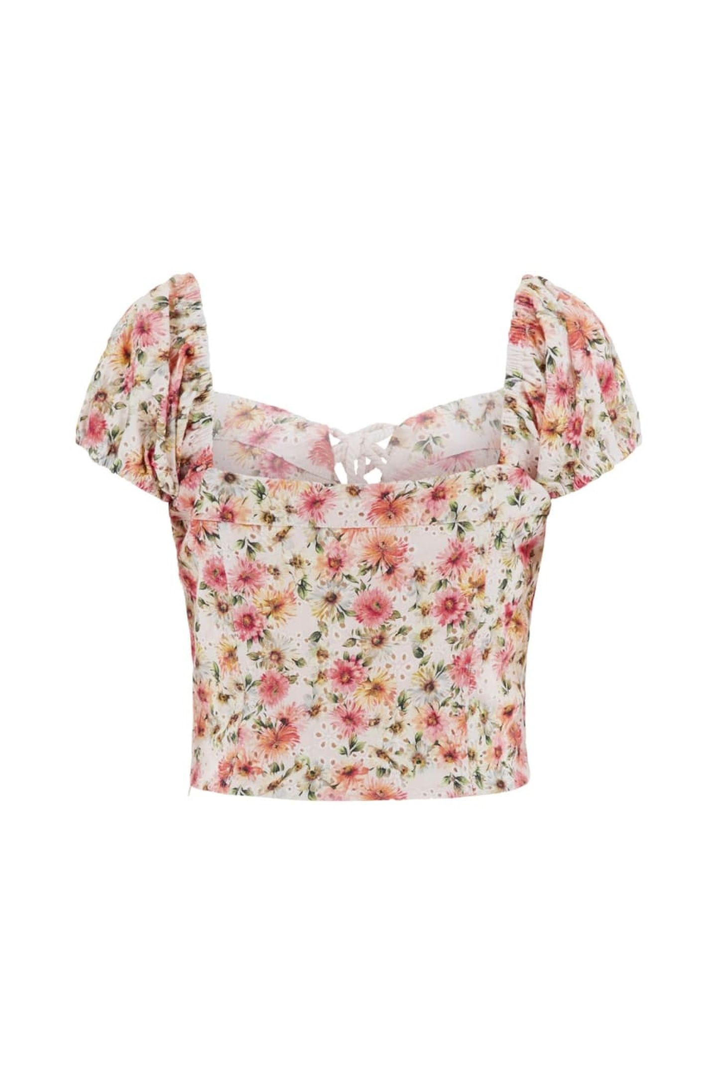 GUESS ECO ELIANE SS PUFFED TOP LITTLE PAINTED DAISI 6